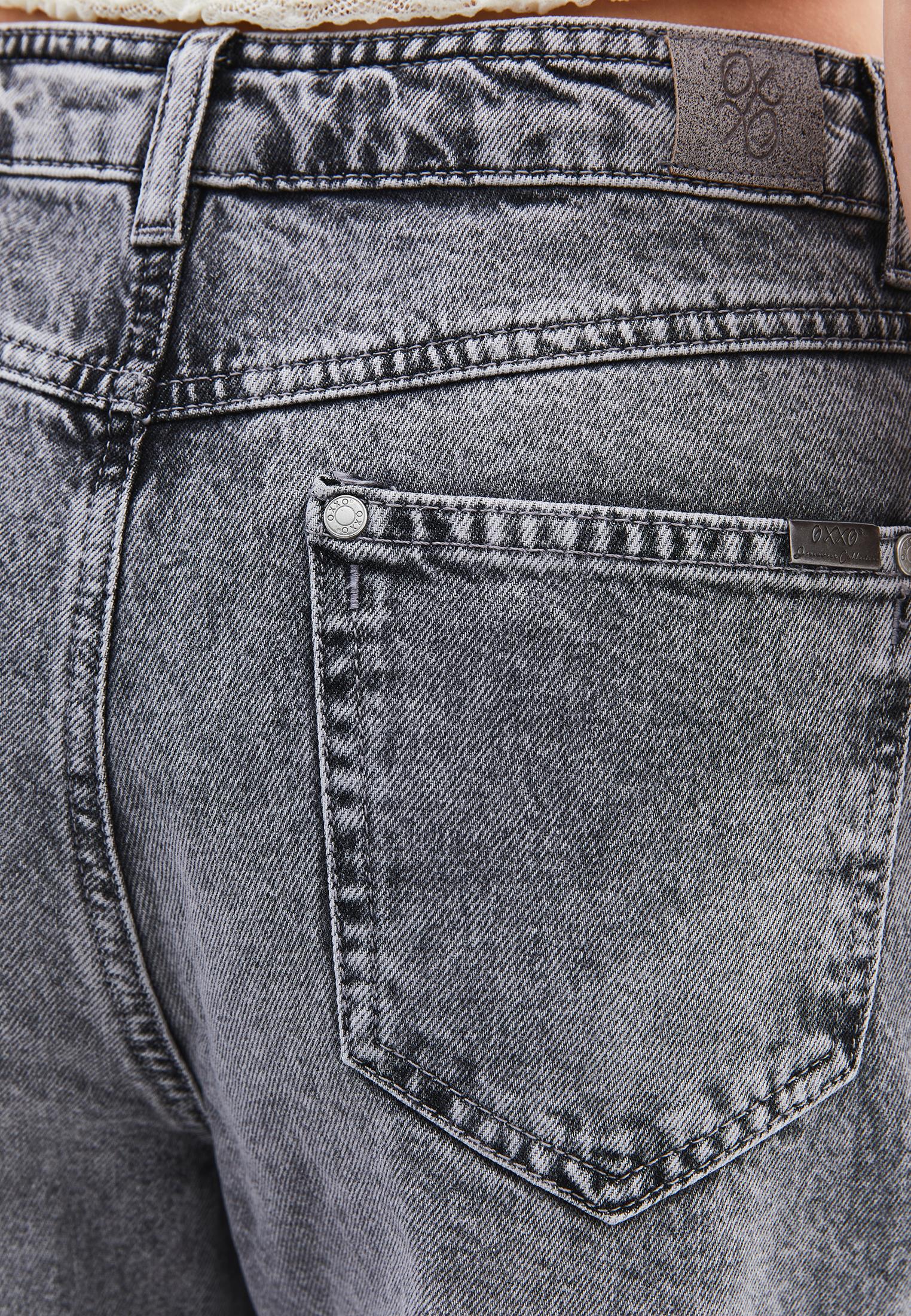 Ultra High Waist Slim Mom Jean Pants - LIGHT GREY DENIM