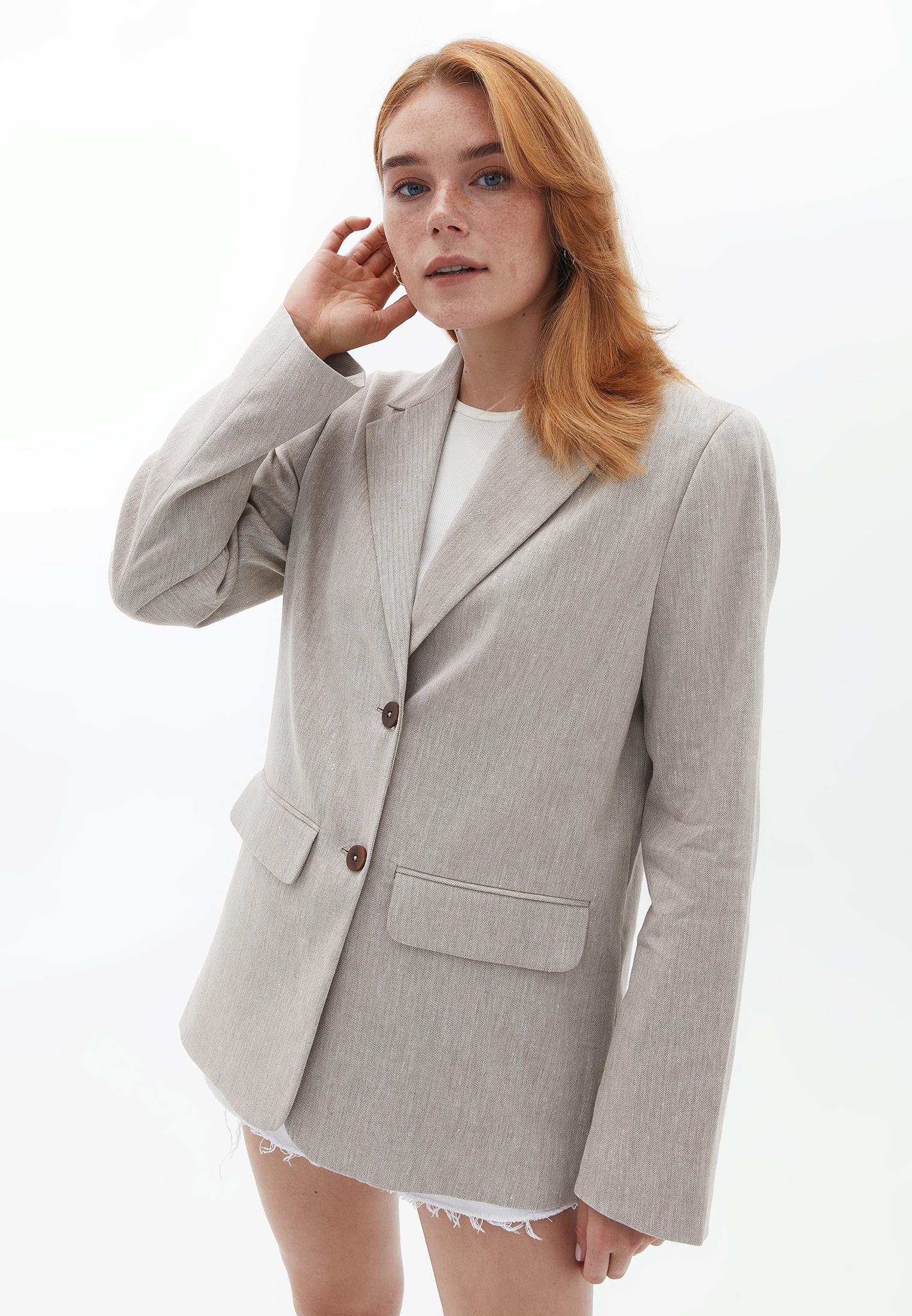 Oversize Jacket - LIGHT POTTING SOIL