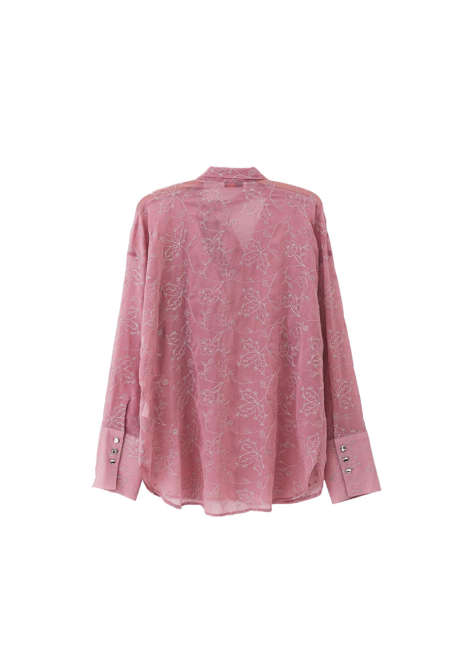 Shirt With Scarf Detail - LILAS