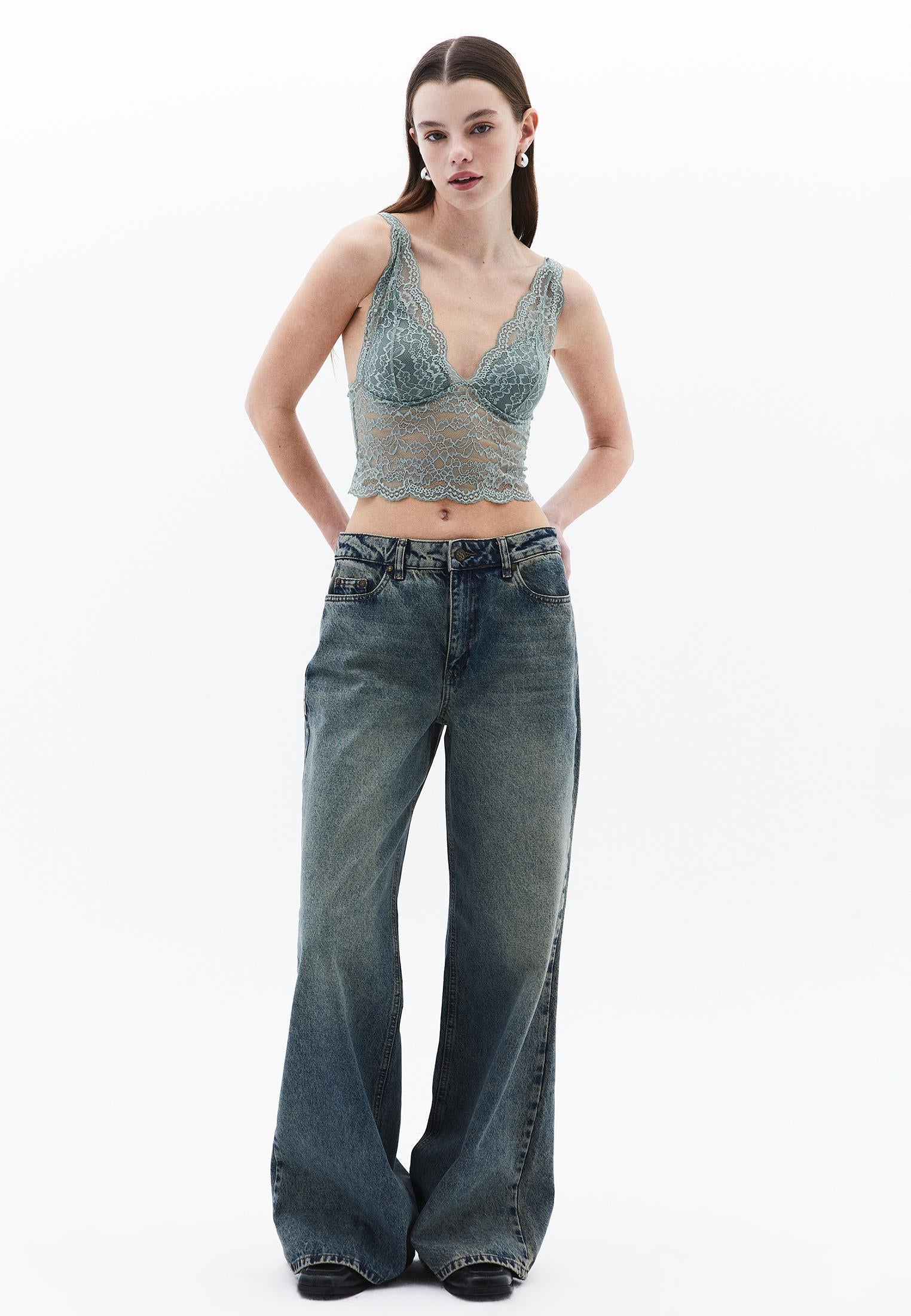 Transparent Bodycon Bustier - LILY PAD