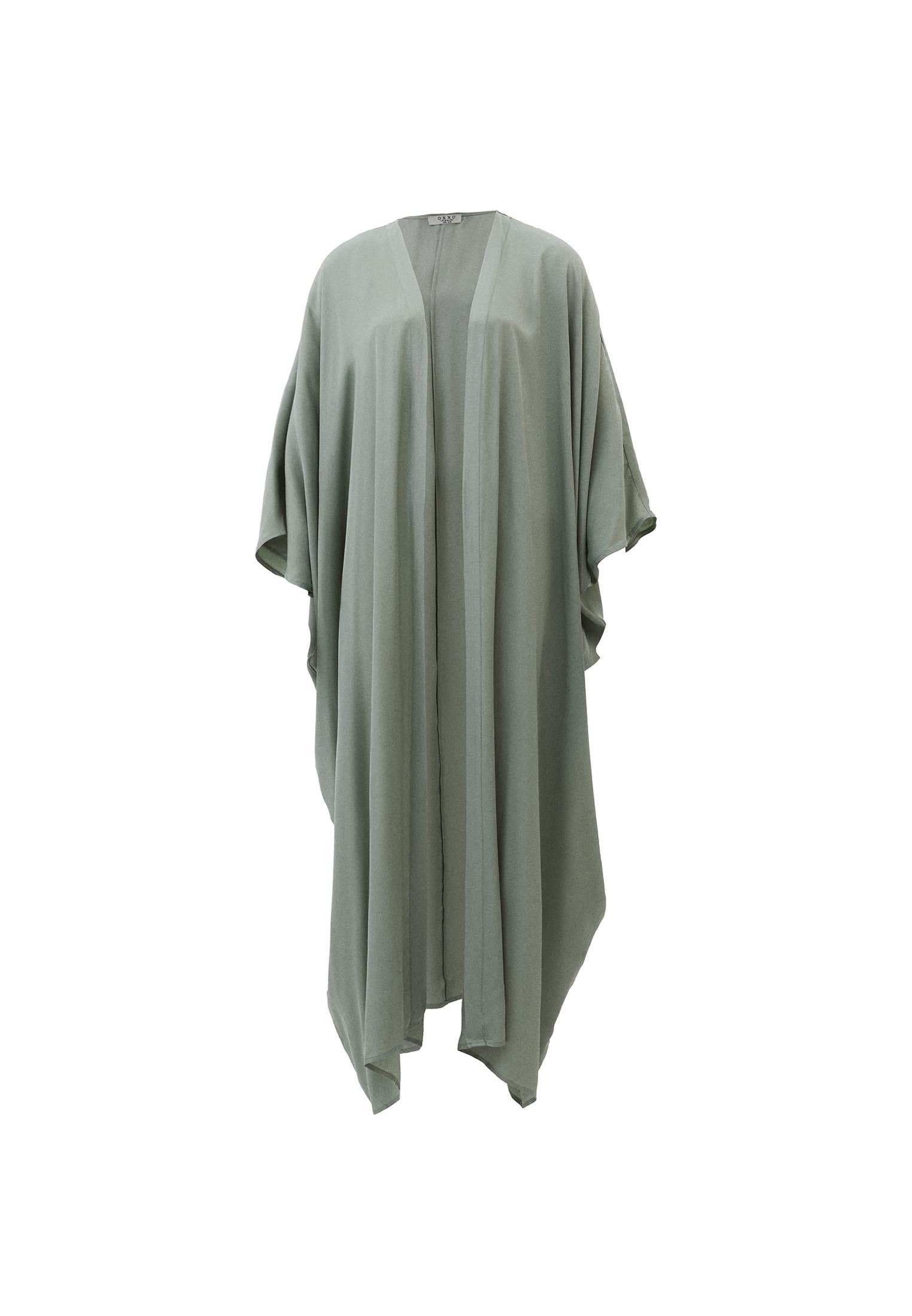 Kimono Sleeve Long Kimono - LILY PAD