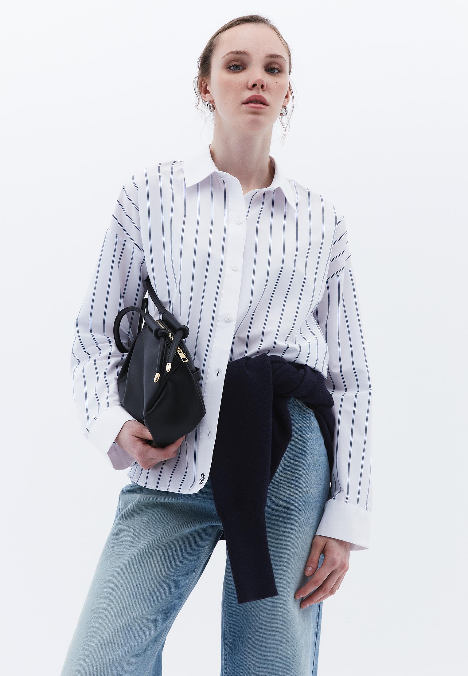 Buttoned Striped Woven Shirt - LIMOGES COMB STRIPE