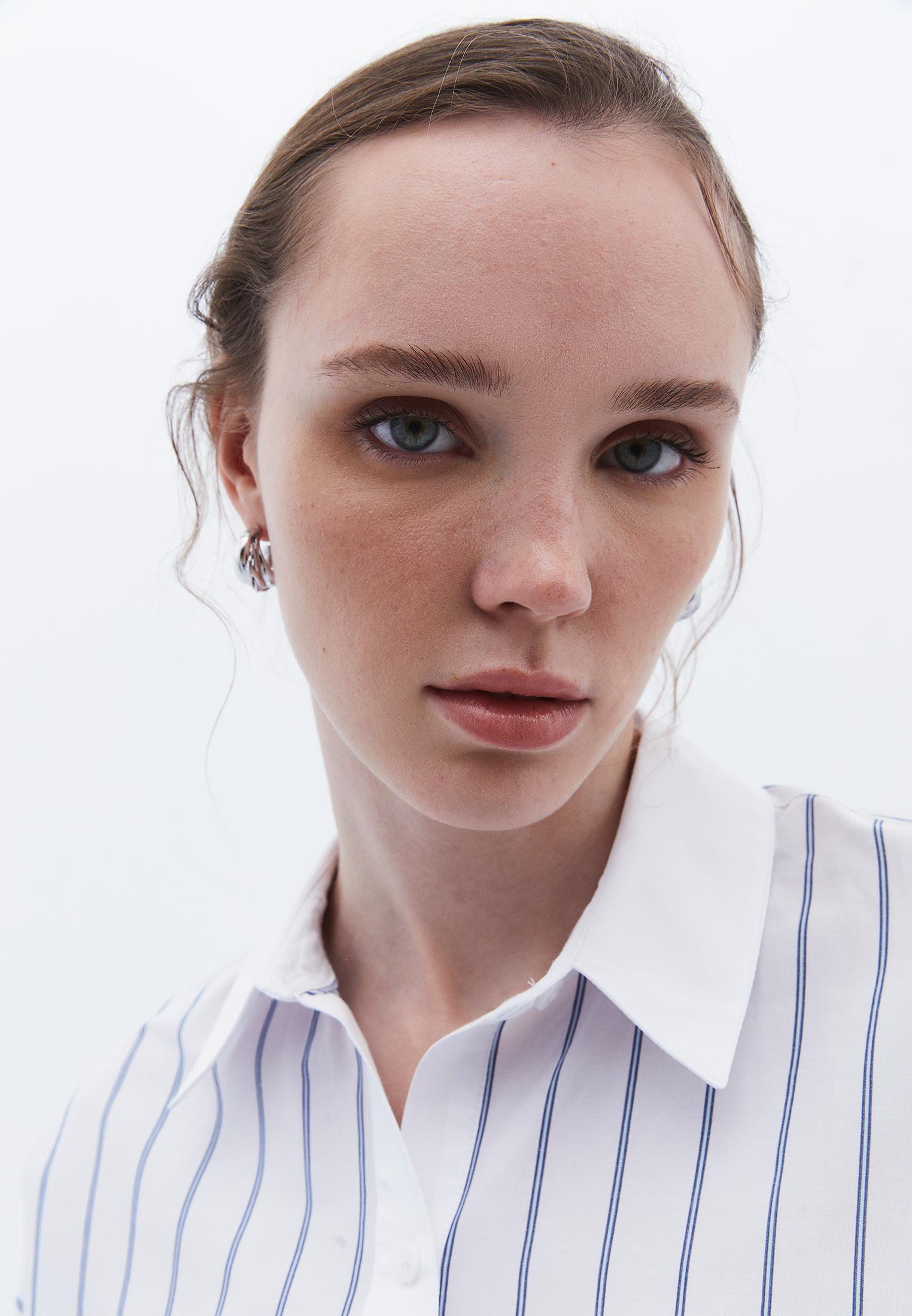 Buttoned Striped Woven Shirt - LIMOGES COMB STRIPE