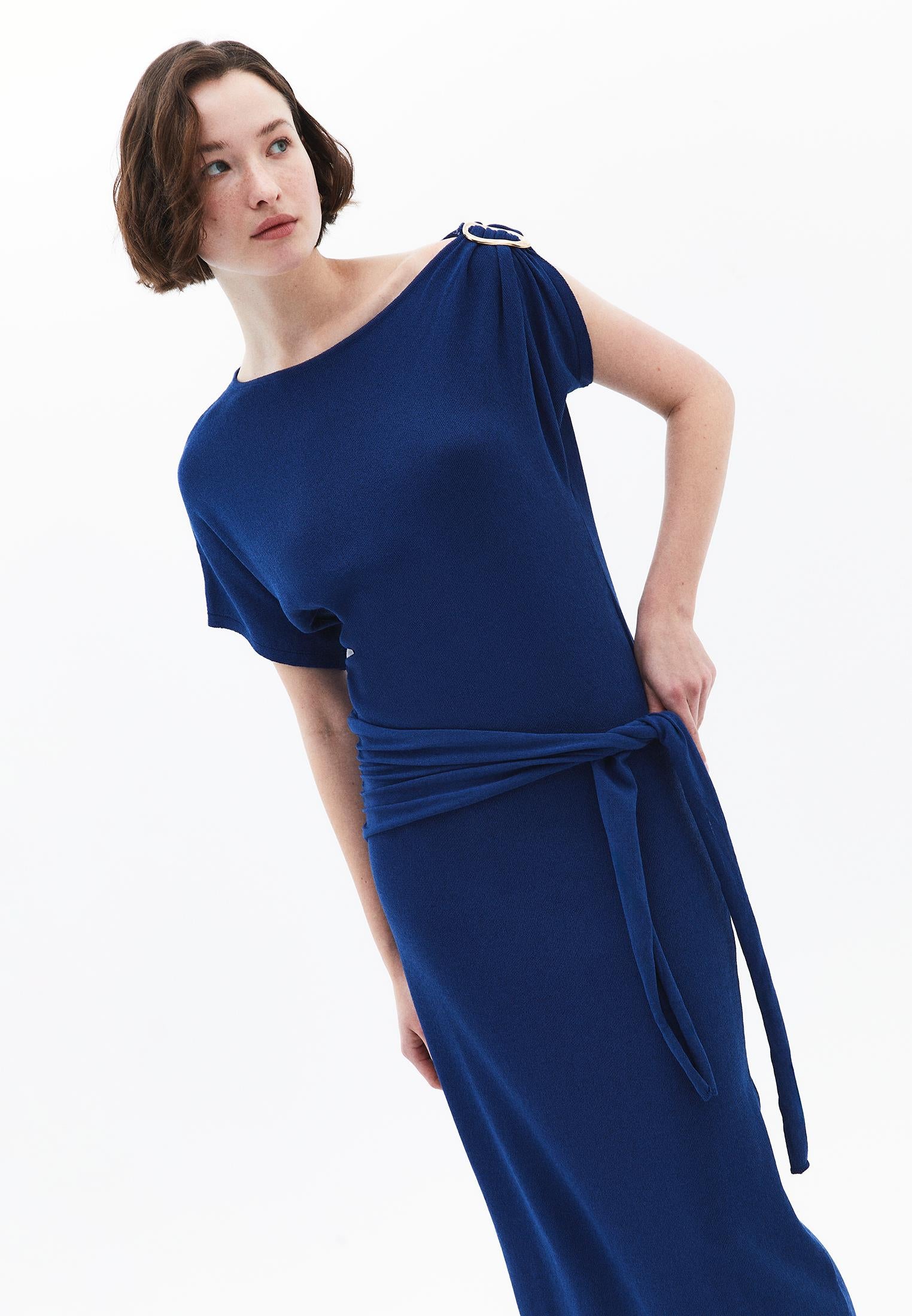 Boat Neck Dress - LIMOGES