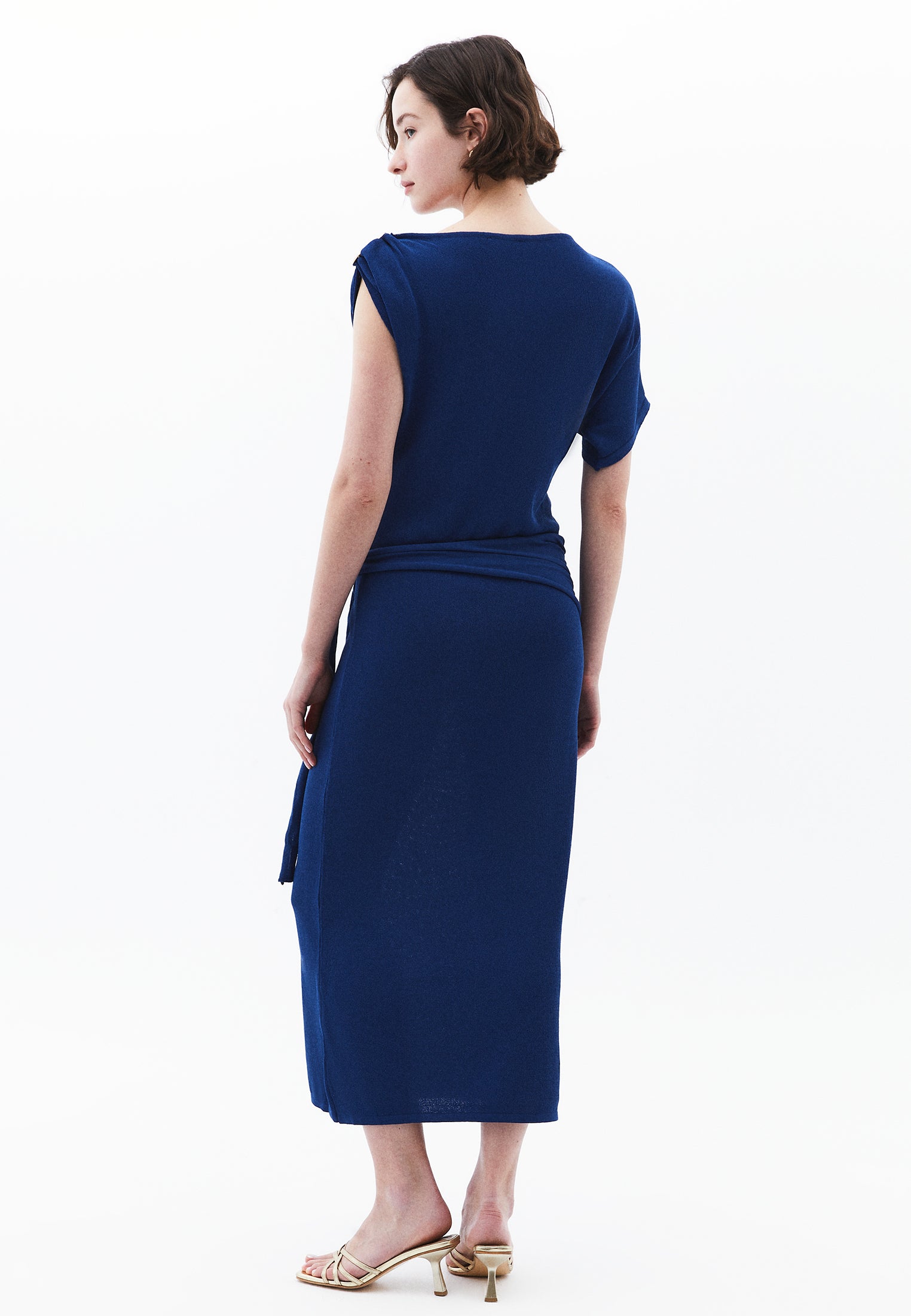 Boat Neck Dress - LIMOGES
