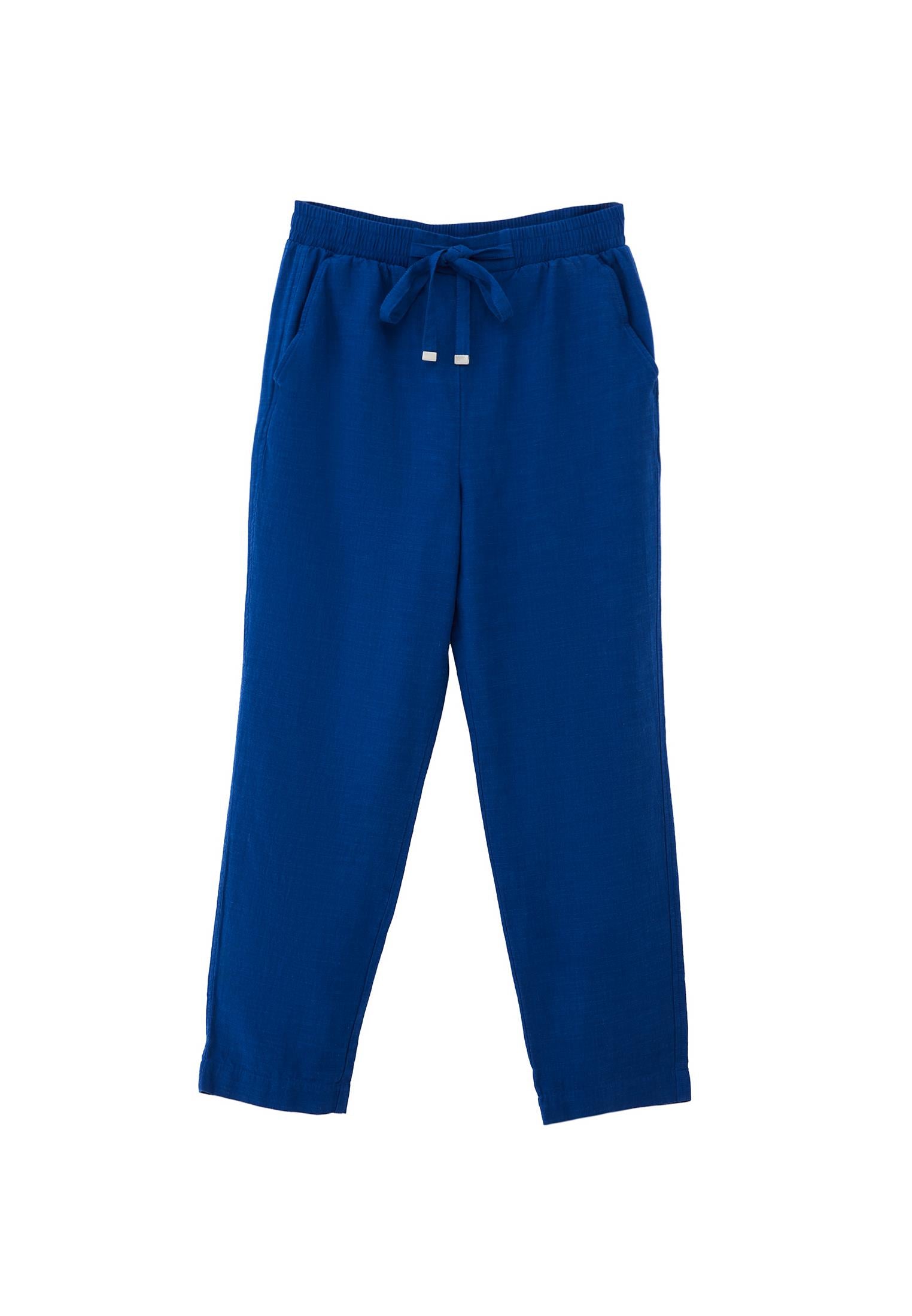 Carrot Cut Linen Pants - LIMOGES