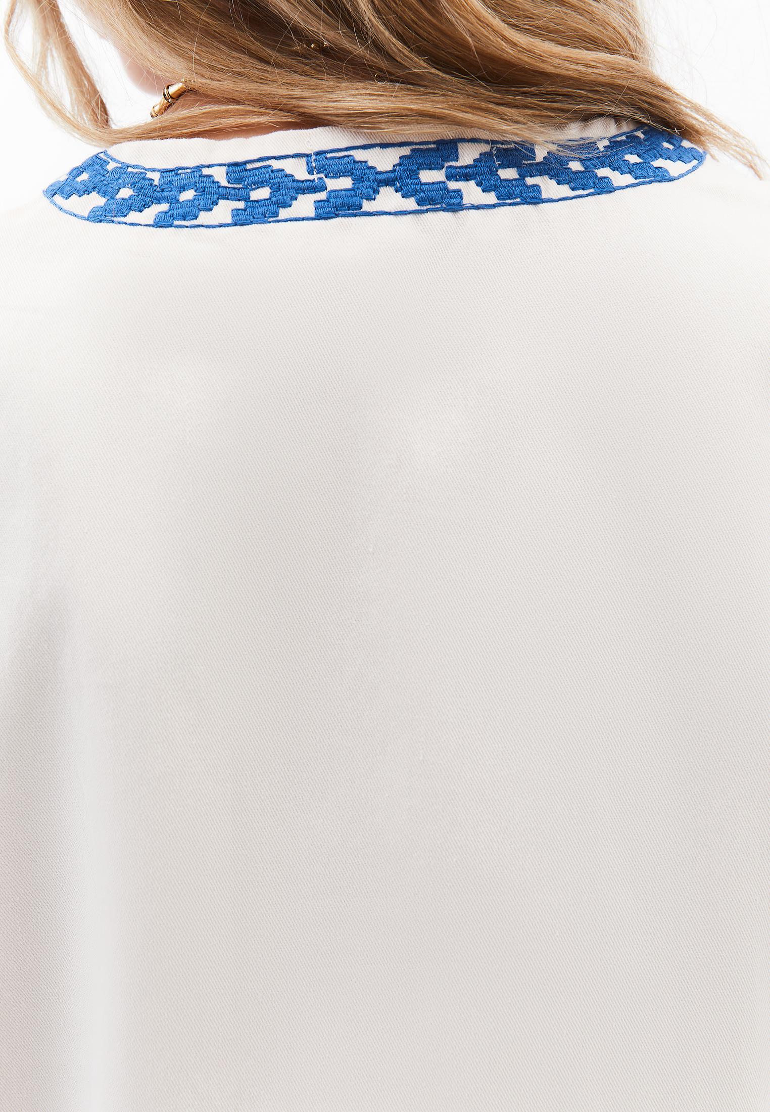 Embroidered Vest - ALMOND MILK / LIMOGES