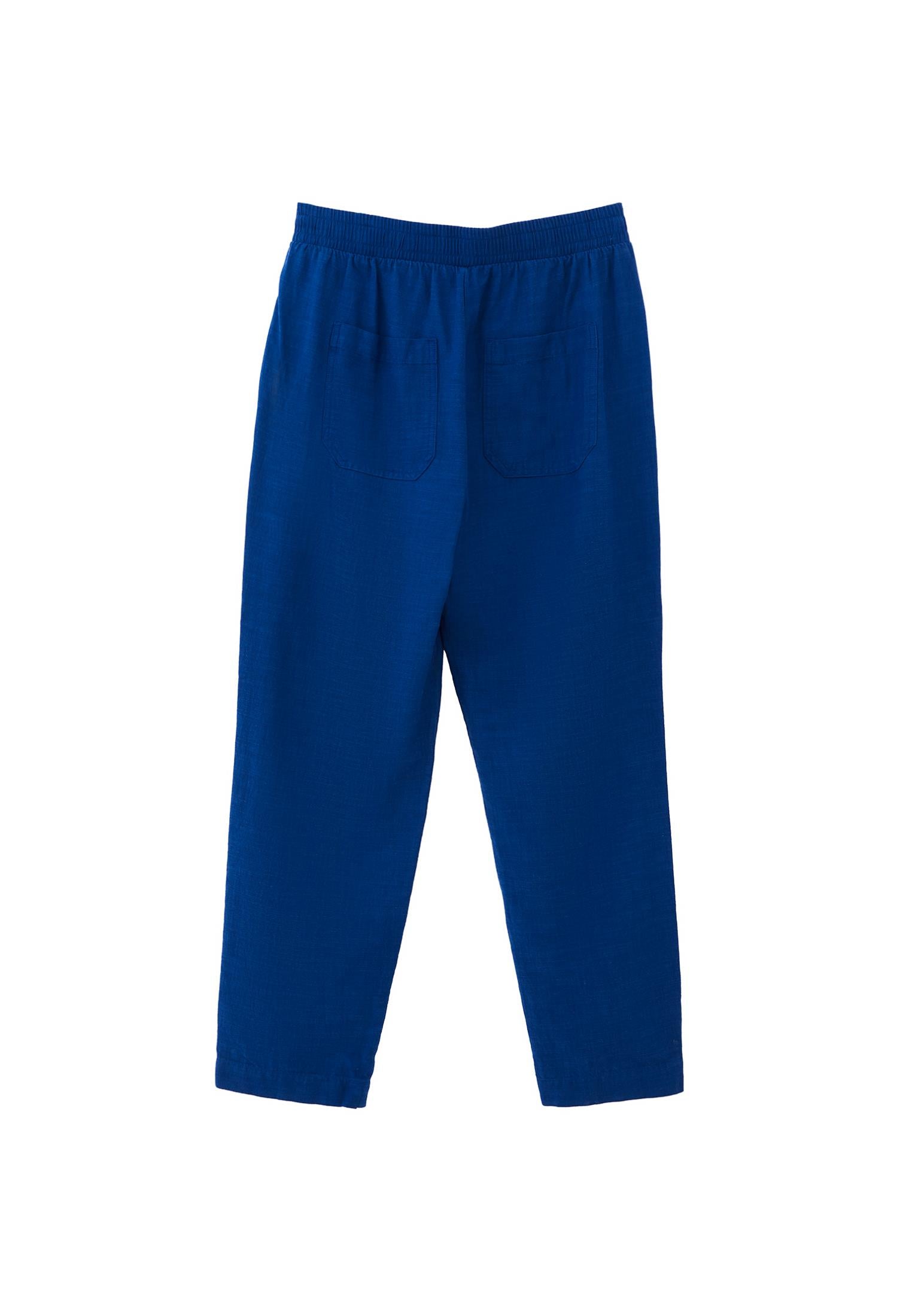 Carrot Cut Linen Pants - LIMOGES