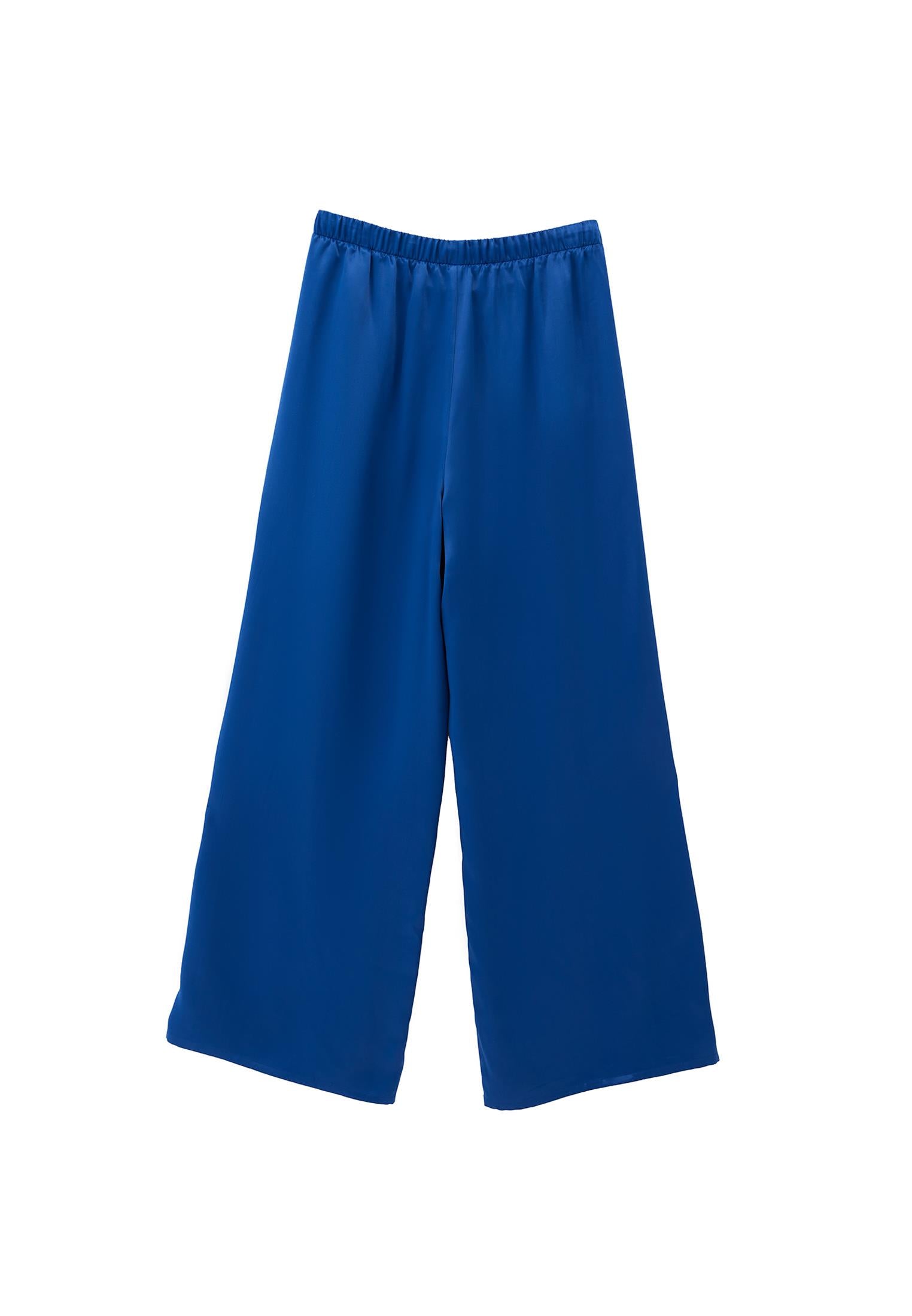 High Waist Wide Leg Trousers With Pocket Detail - LIMOGES