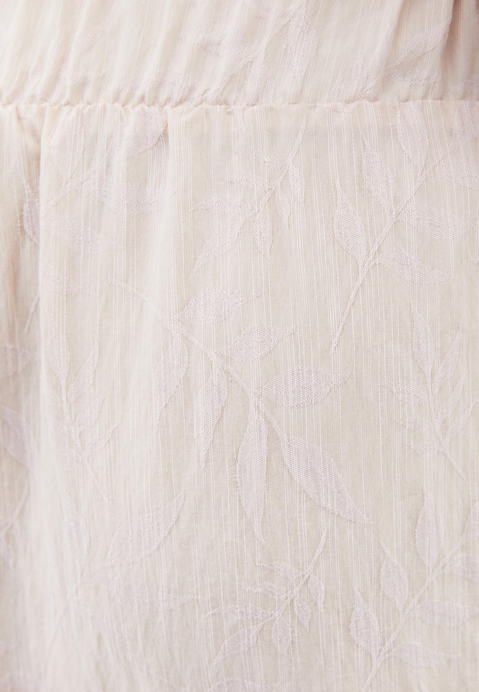 Long A-Line Skirt With Ruffle Details - LINEN
