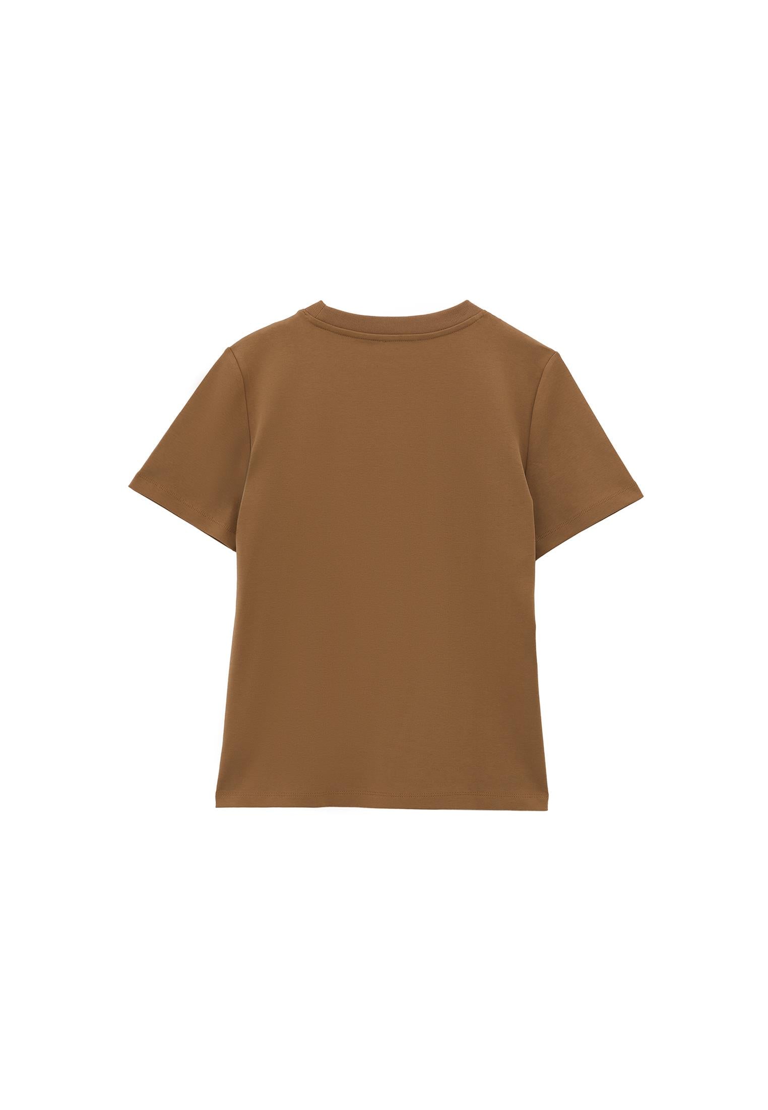 Crew Neck Short Sleeve T-Shirt - MALT BALL