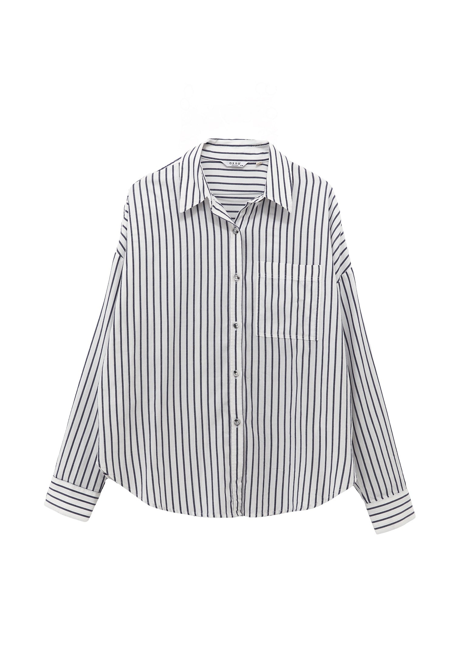 Striped Oversize Shirt - MEDIEVAL BLUE STRIPE
