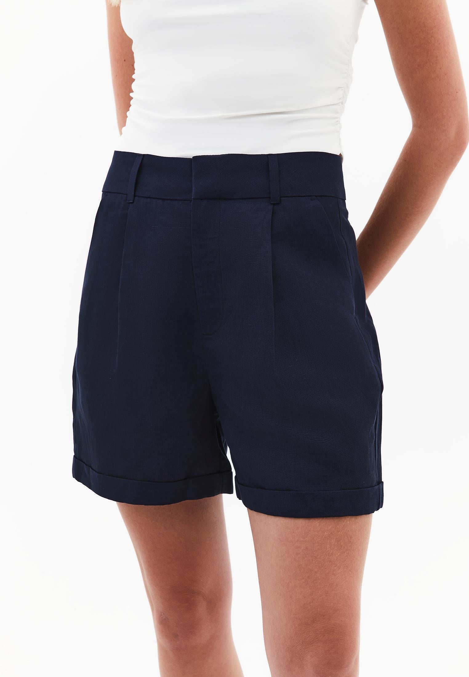 Ultra High Waist Short Shorts - MIDNIGHT
