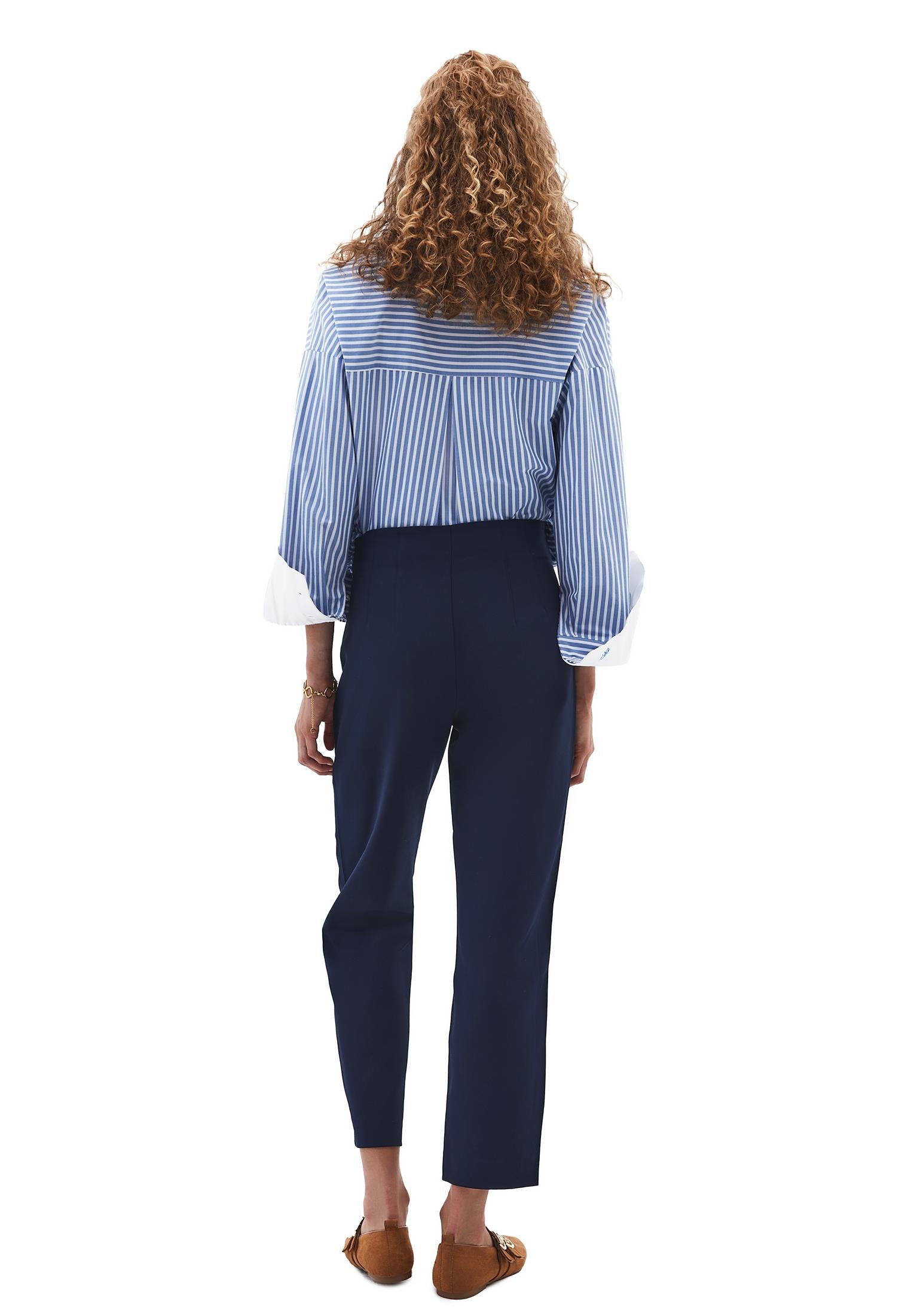 Ultra High Waist Carrot Pants - MIDNIGHT
