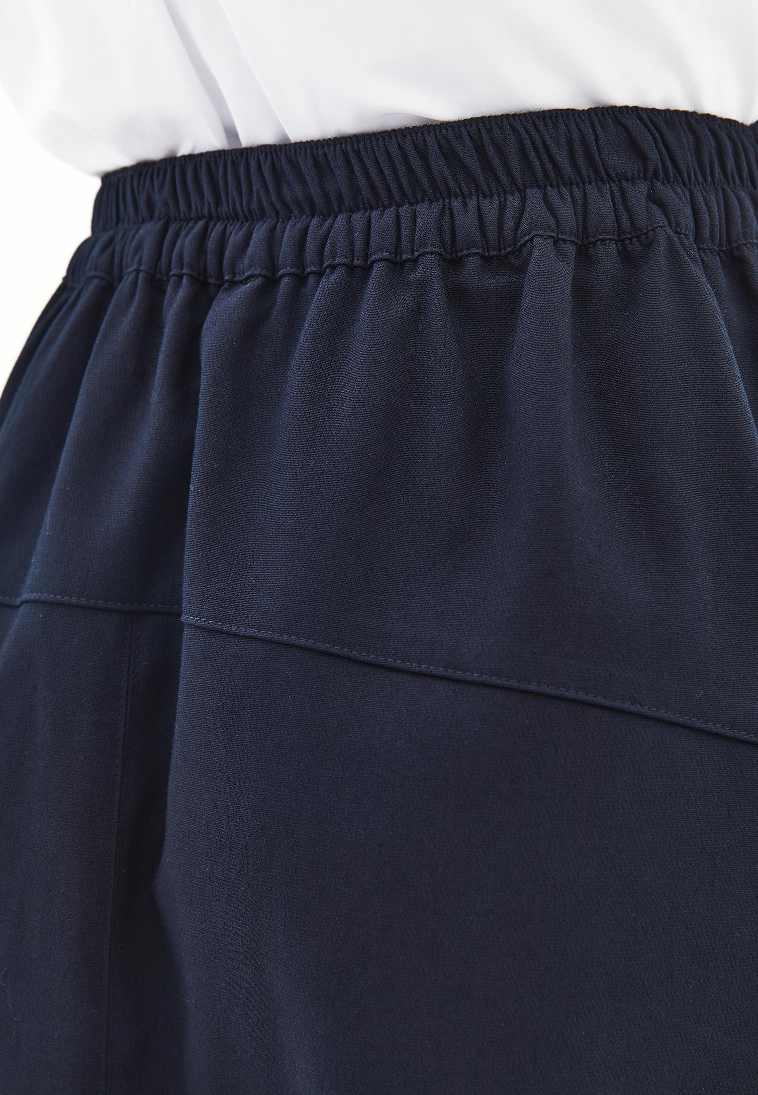 A-Line Midi Skirt - MIDNIGHT