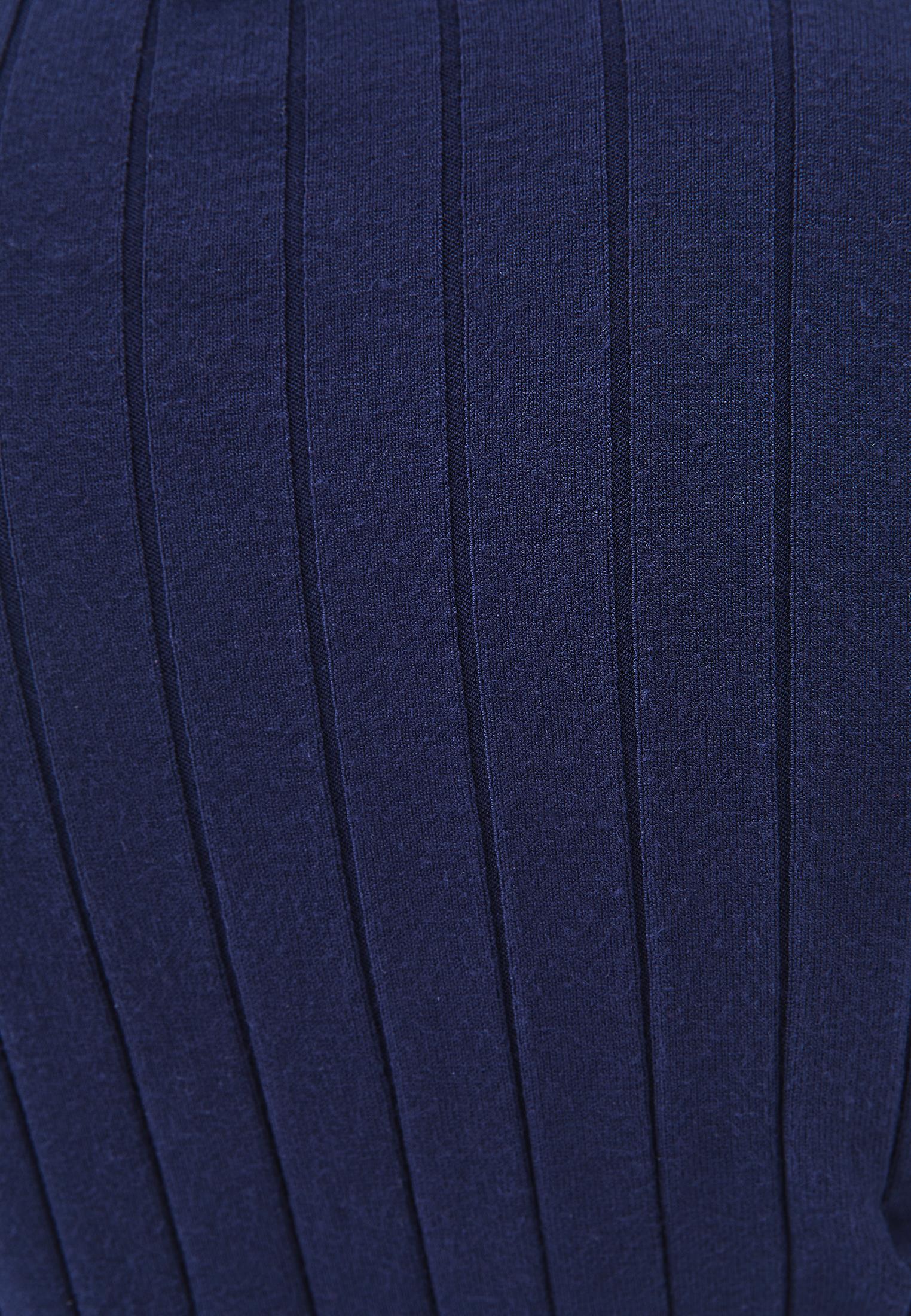 Polo Neck V Neck Sweater - MIDNIGHT