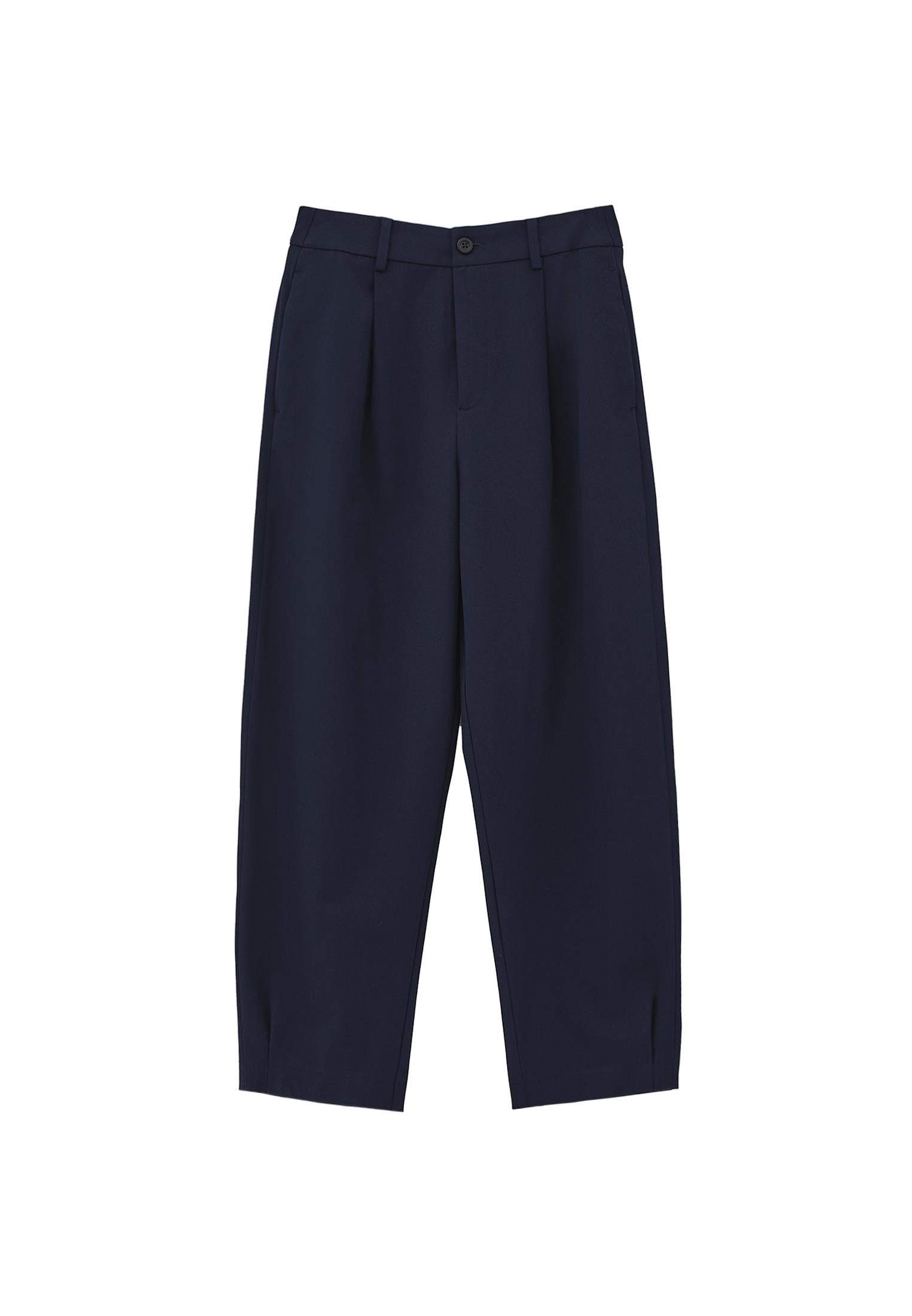 Balloon Form Long Carrot Pants - MIDNIGHT