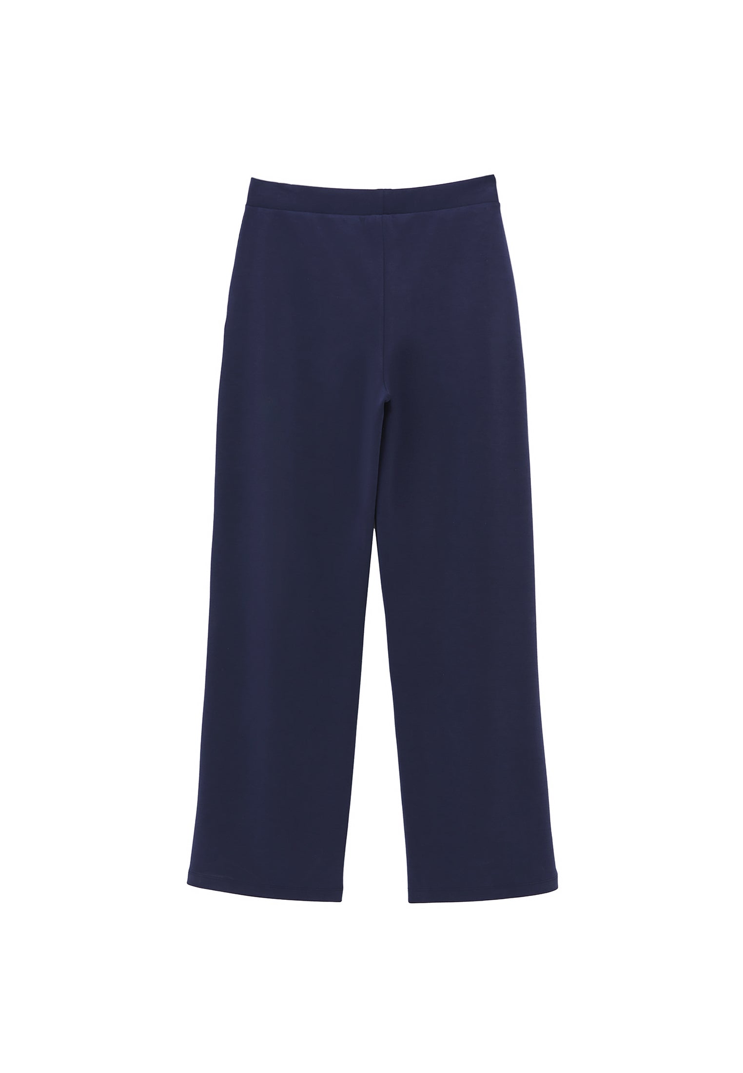 High Waist Standard Straight Leg Pants - MIDNIGHT