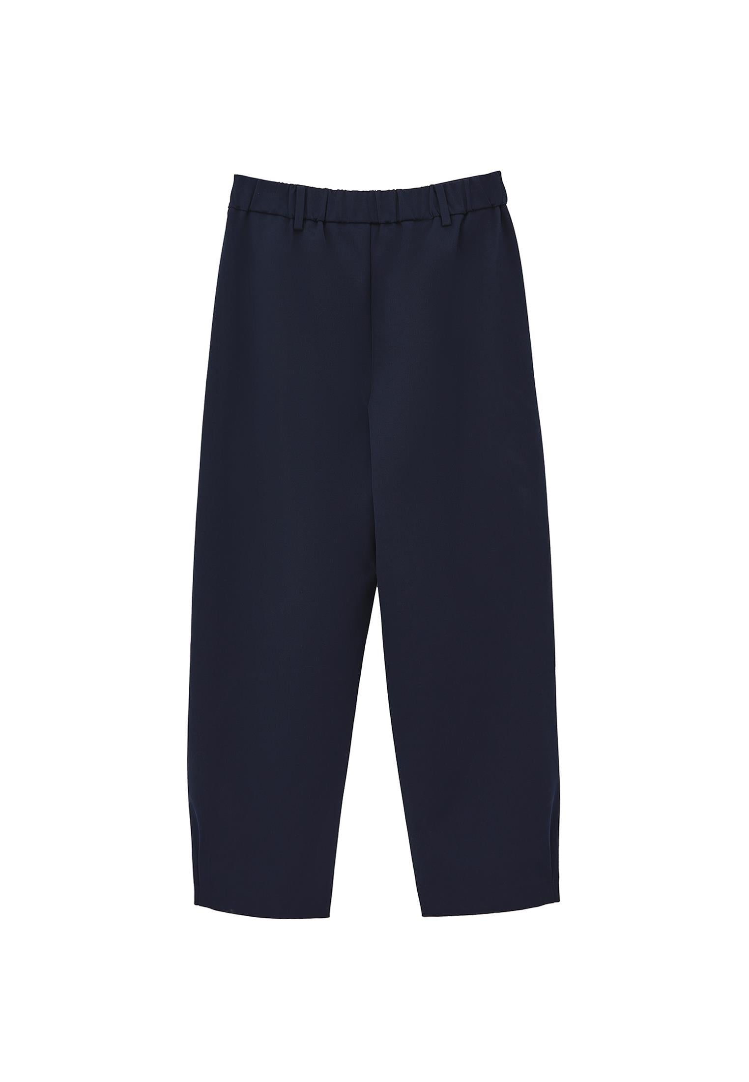 Balloon Form Long Carrot Pants - MIDNIGHT
