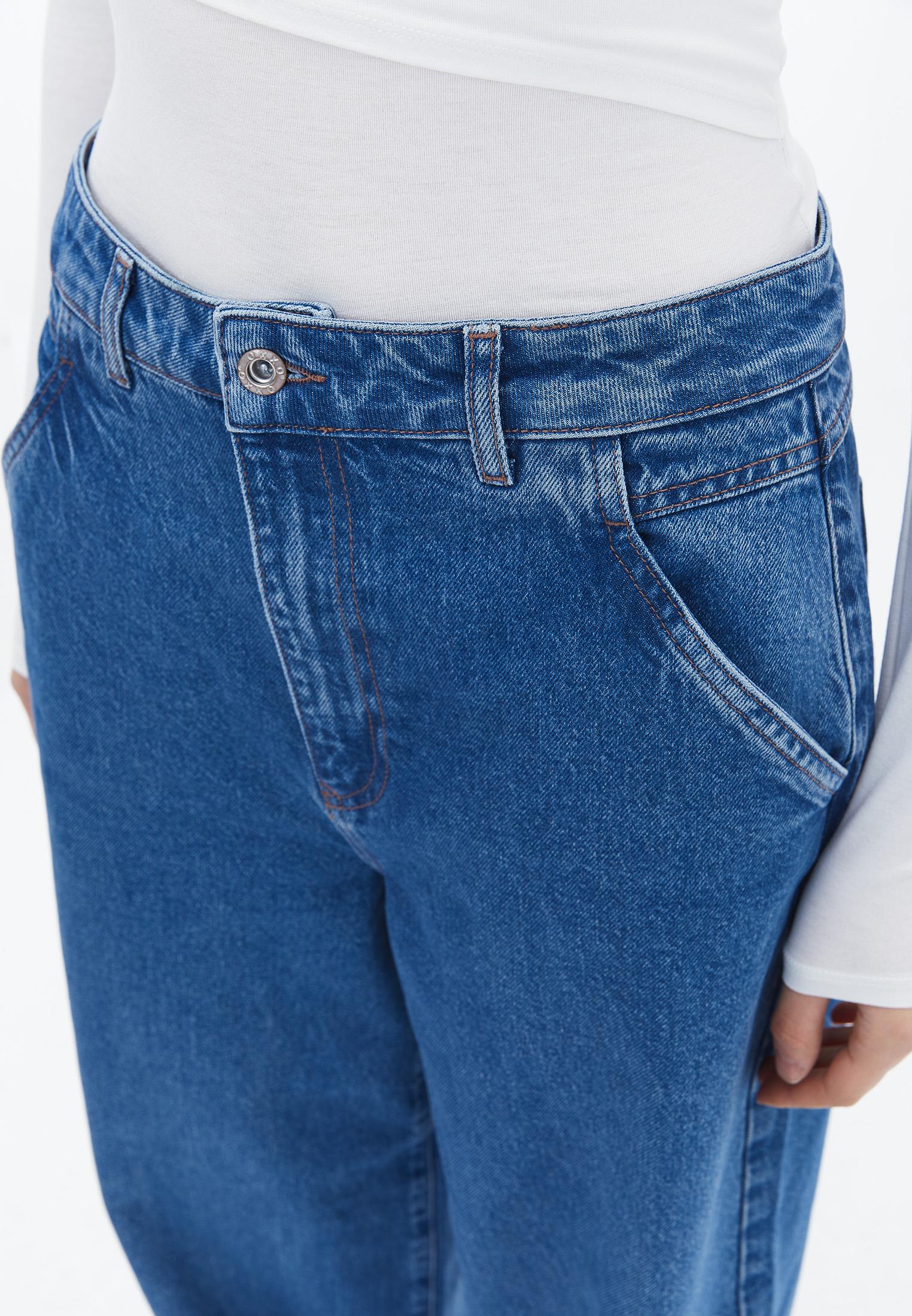 Skater Pants - MID BLUE DENIM