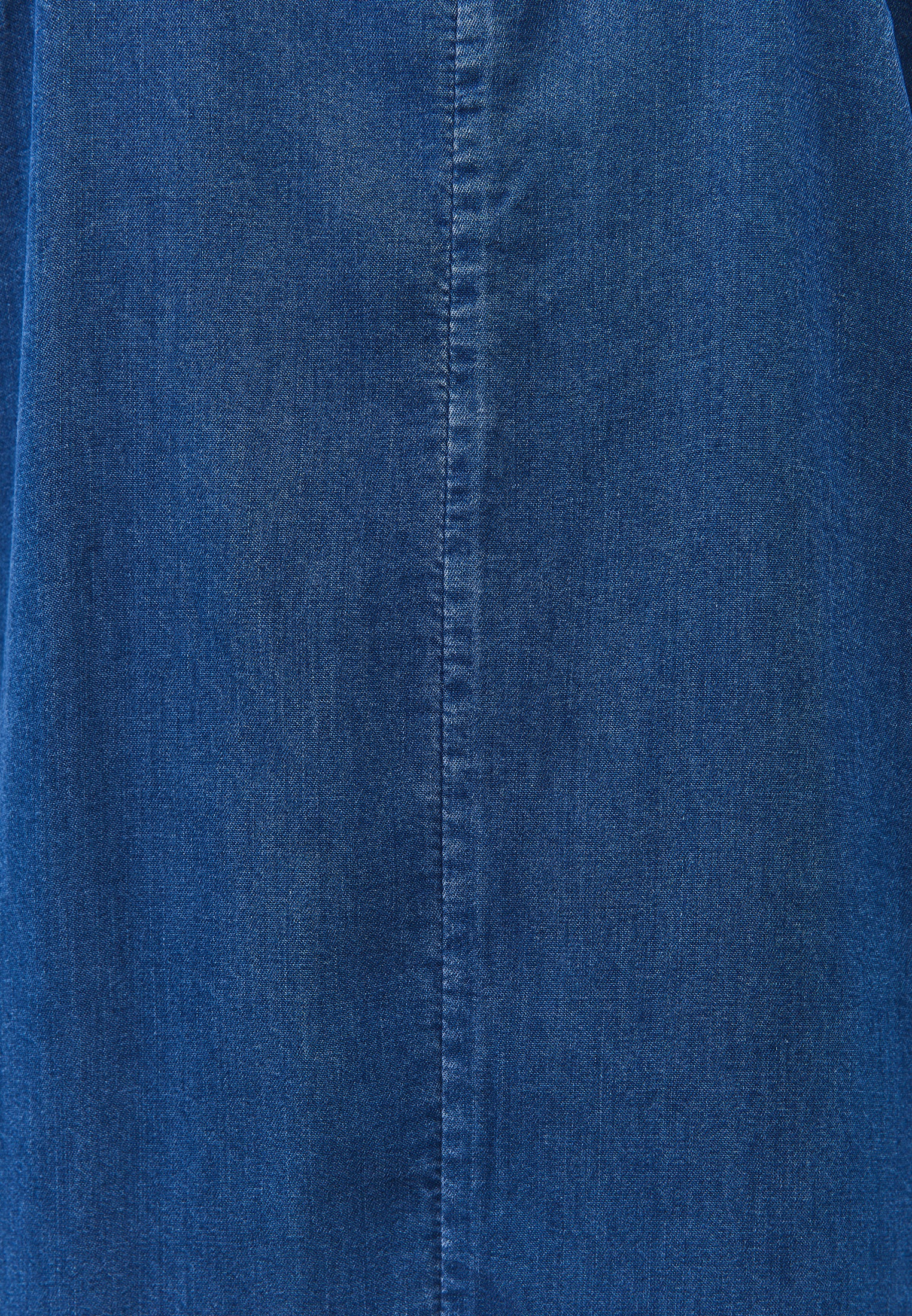 Midi Strappy A-Line Dress - MID BLUE DENIM