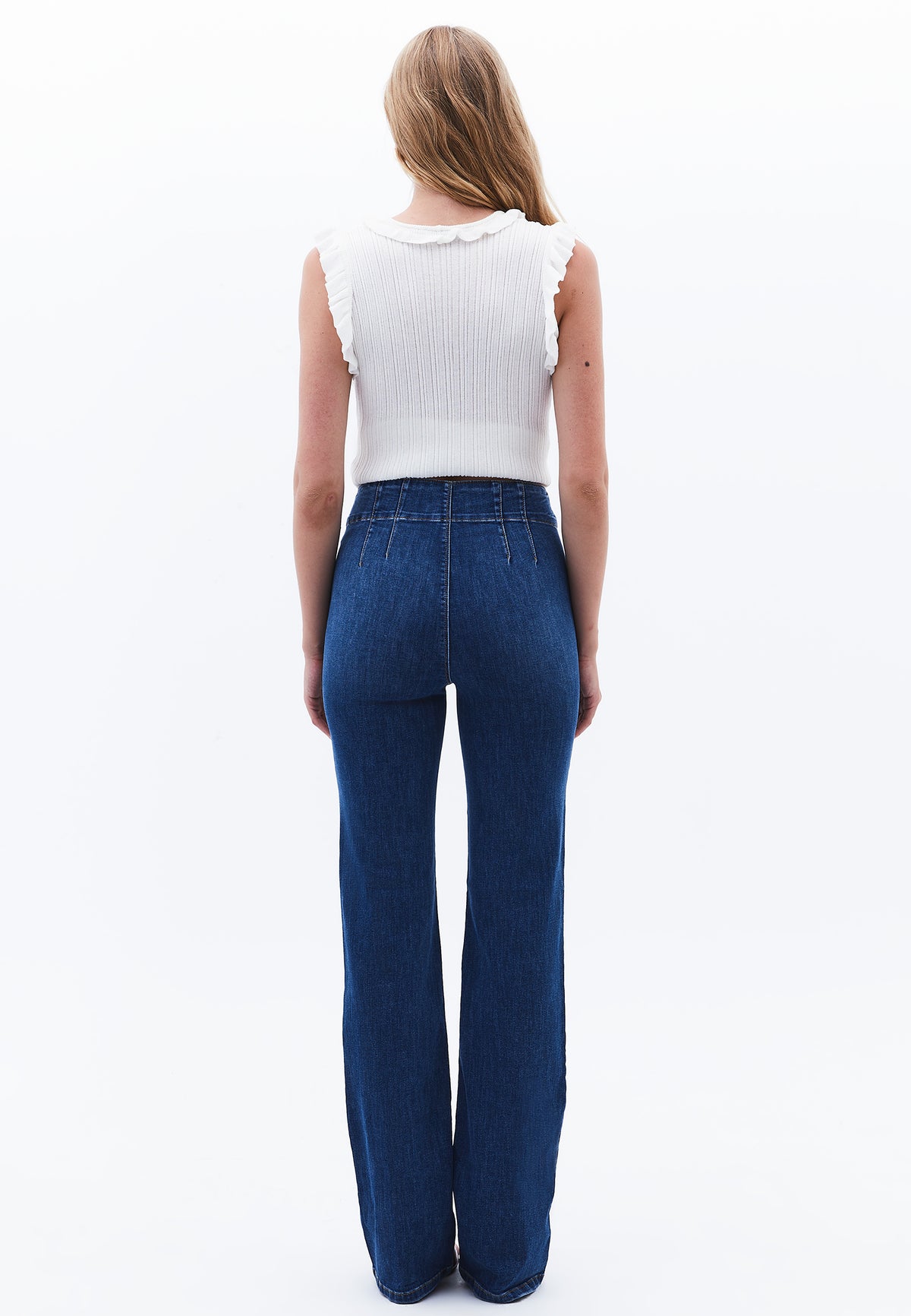 Pants - MID BLUE DENIM