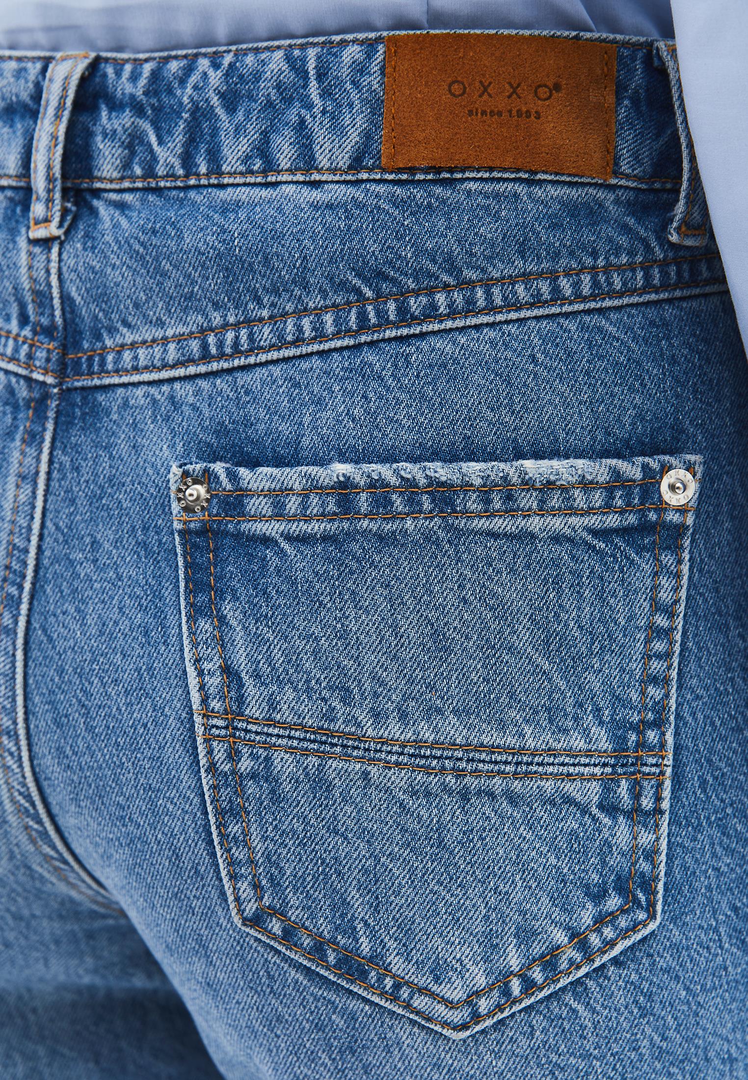 Wide Leg Standard High Waist Denim Pants - MID BLUE DENIM