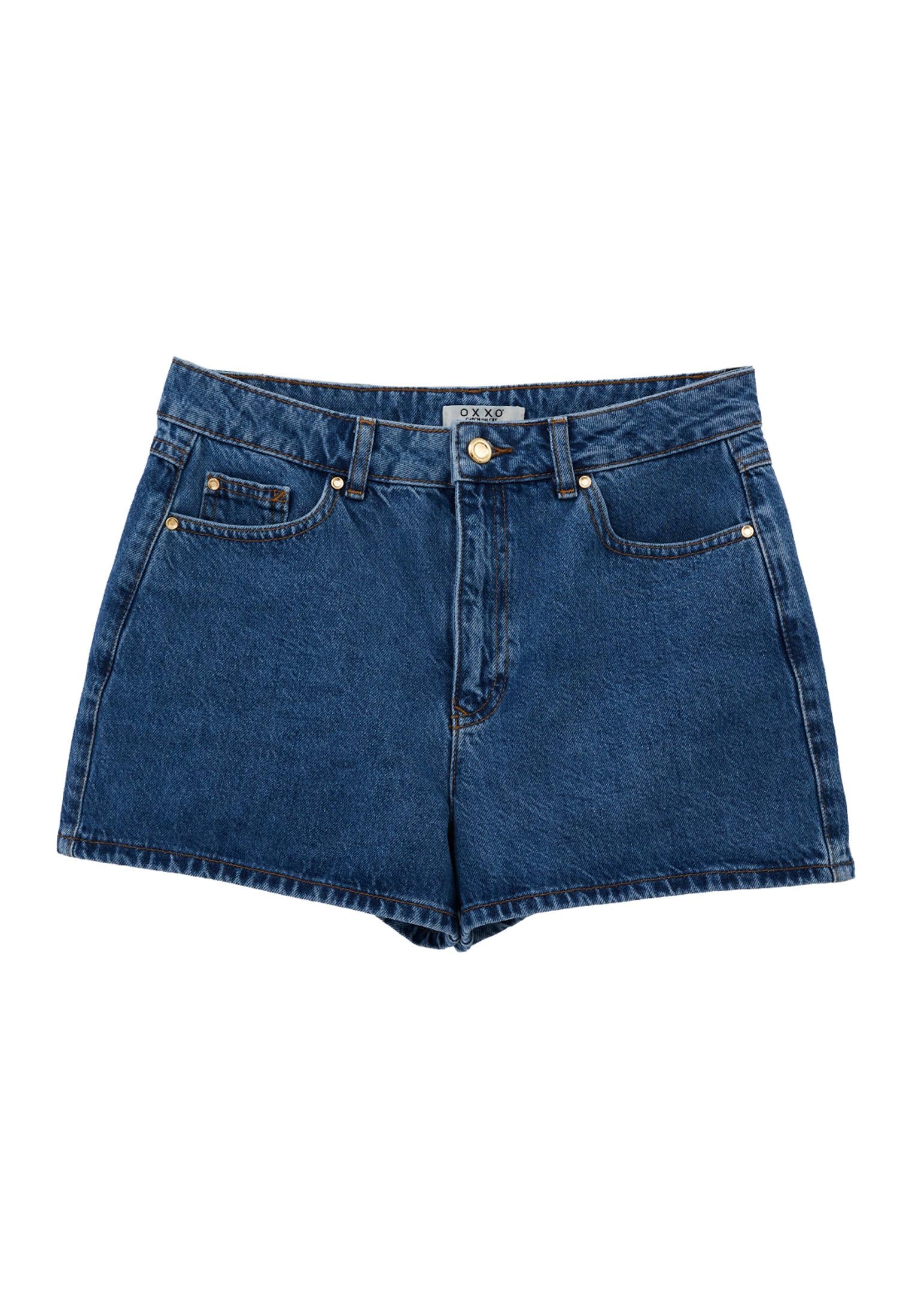Shorts - MID BLUE DENIM