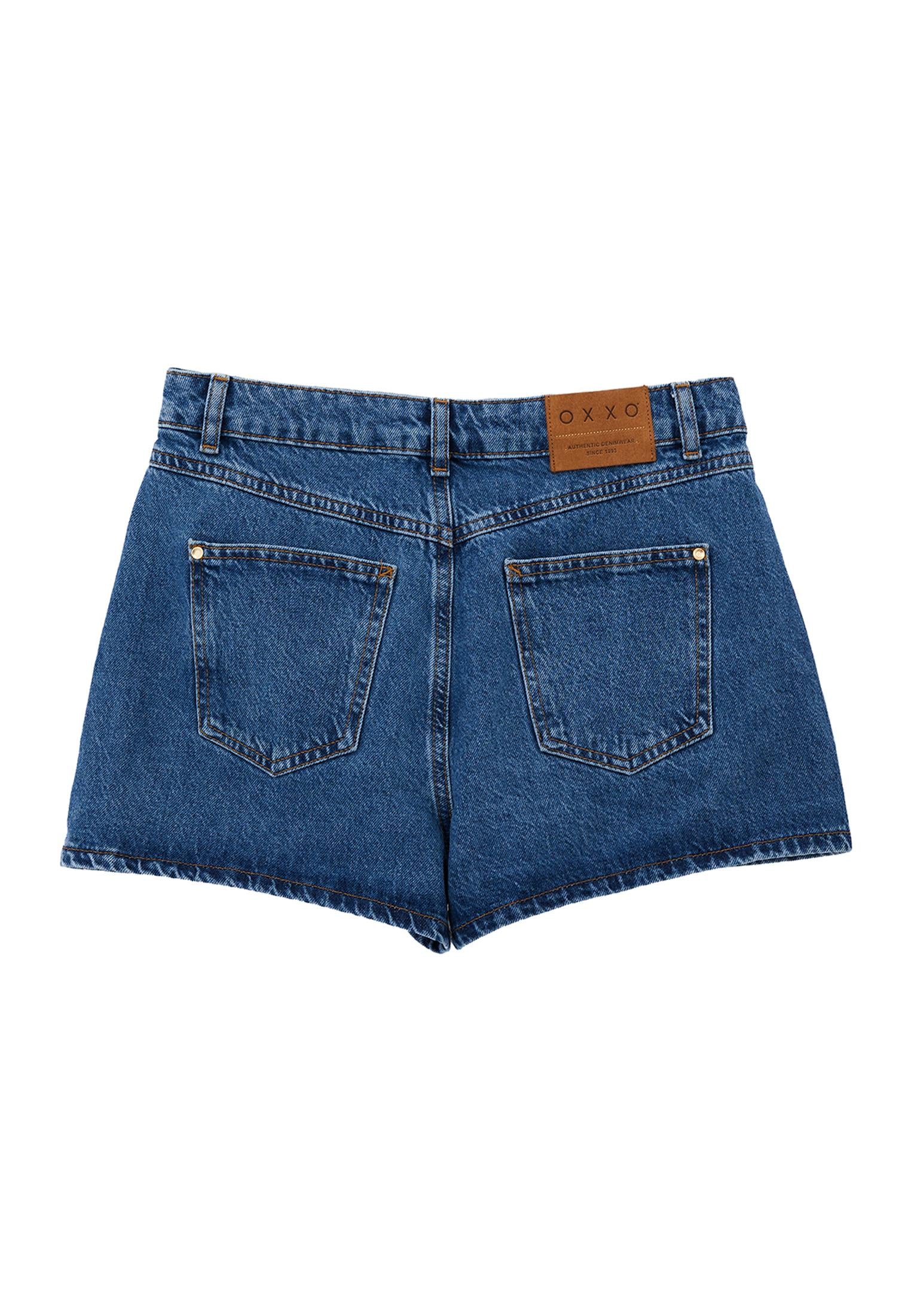 Shorts - MID BLUE DENIM