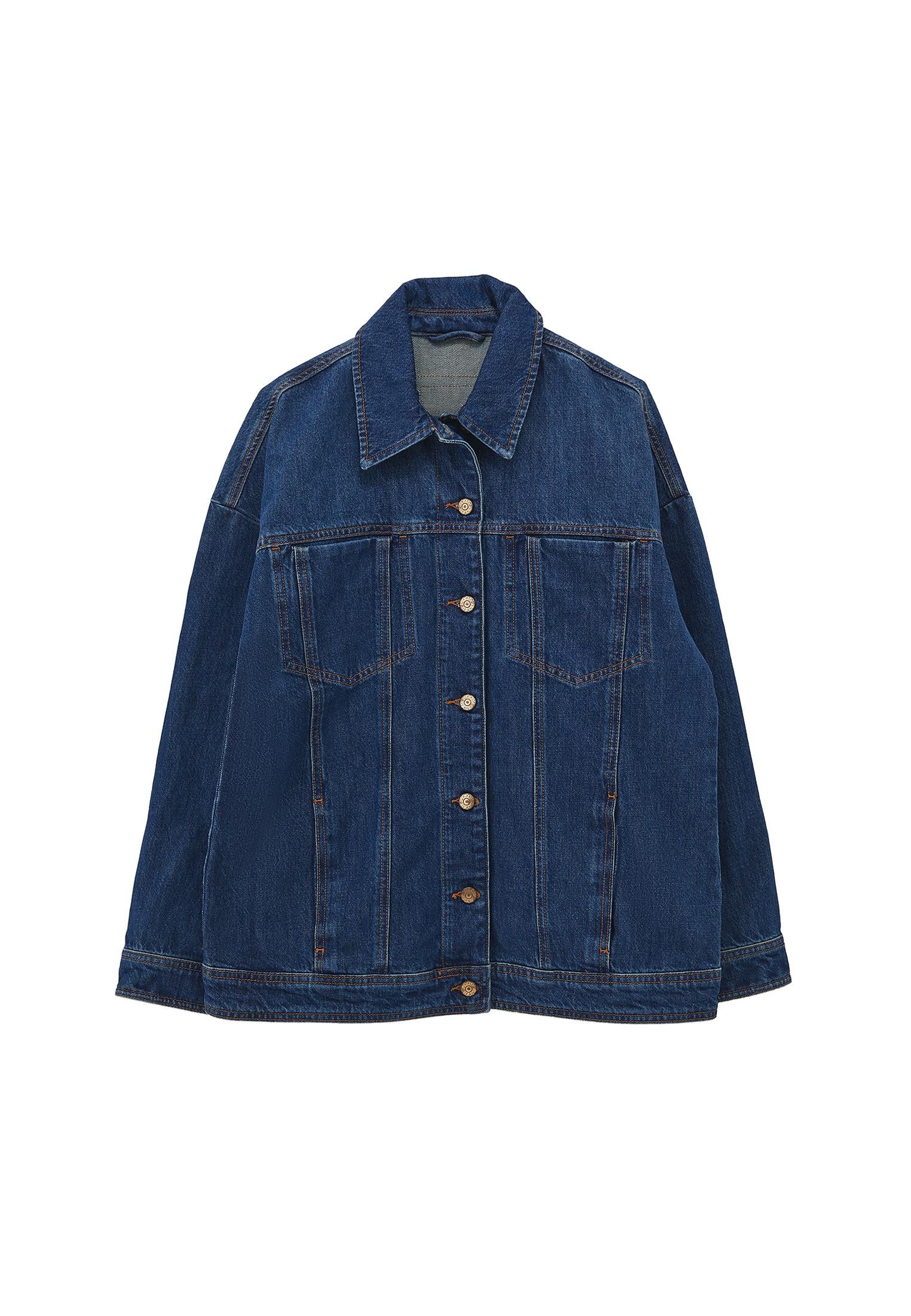 Oversize Denim Jacket - MID BLUE