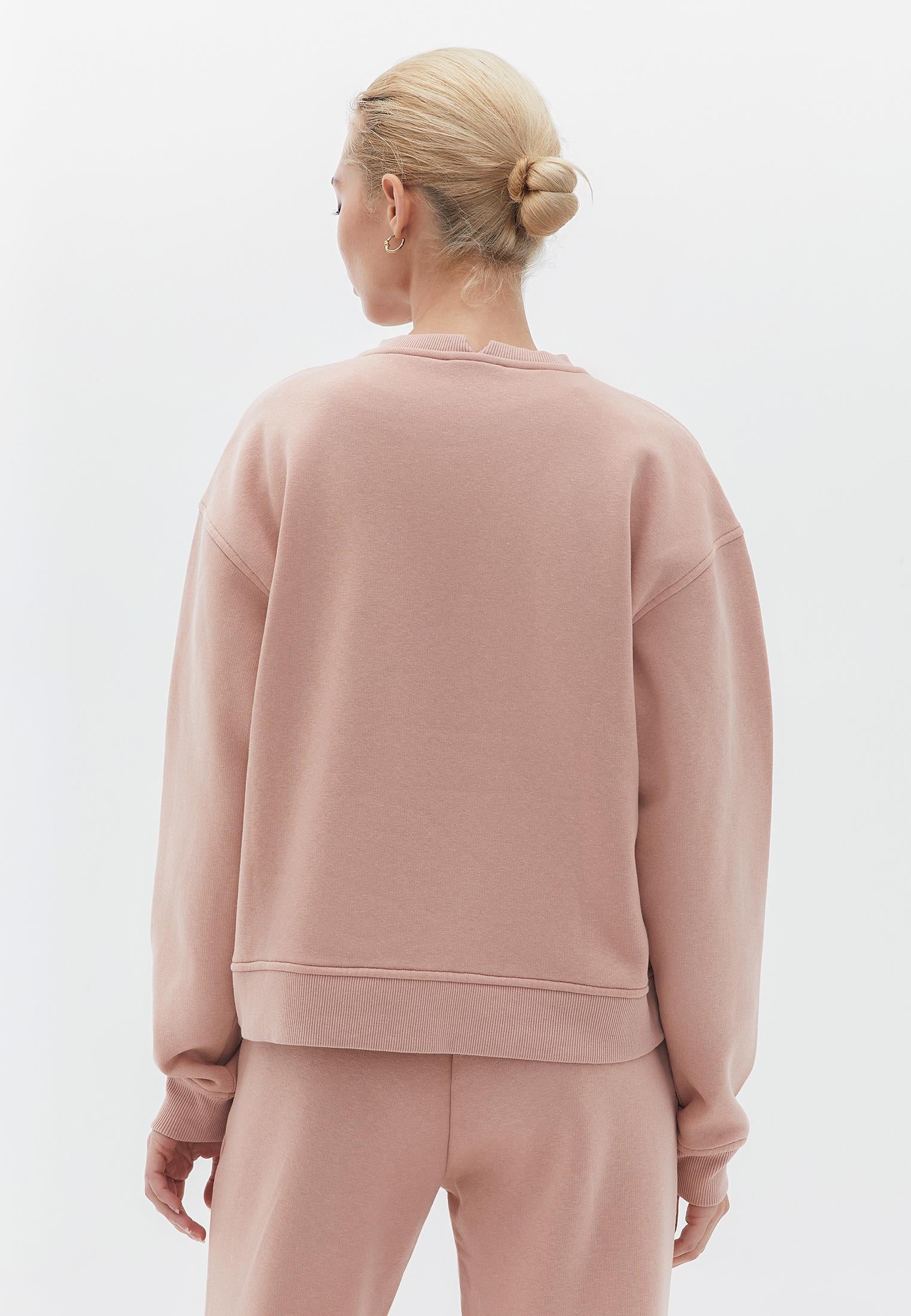 Sweatshirt Long Sleeved - MISTY ROSE