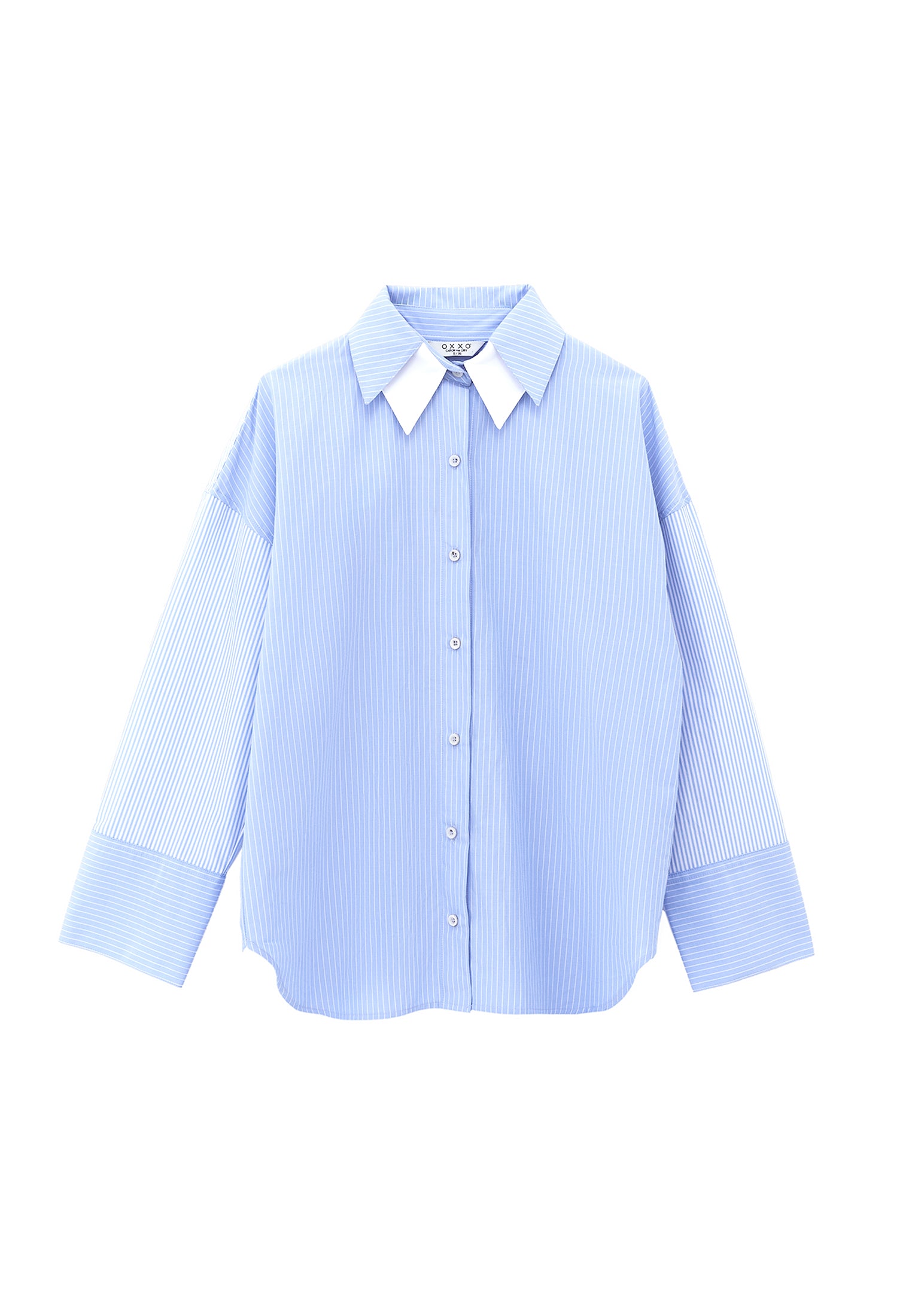 Oversize Striped Shirt - MIX STRIPED COMB