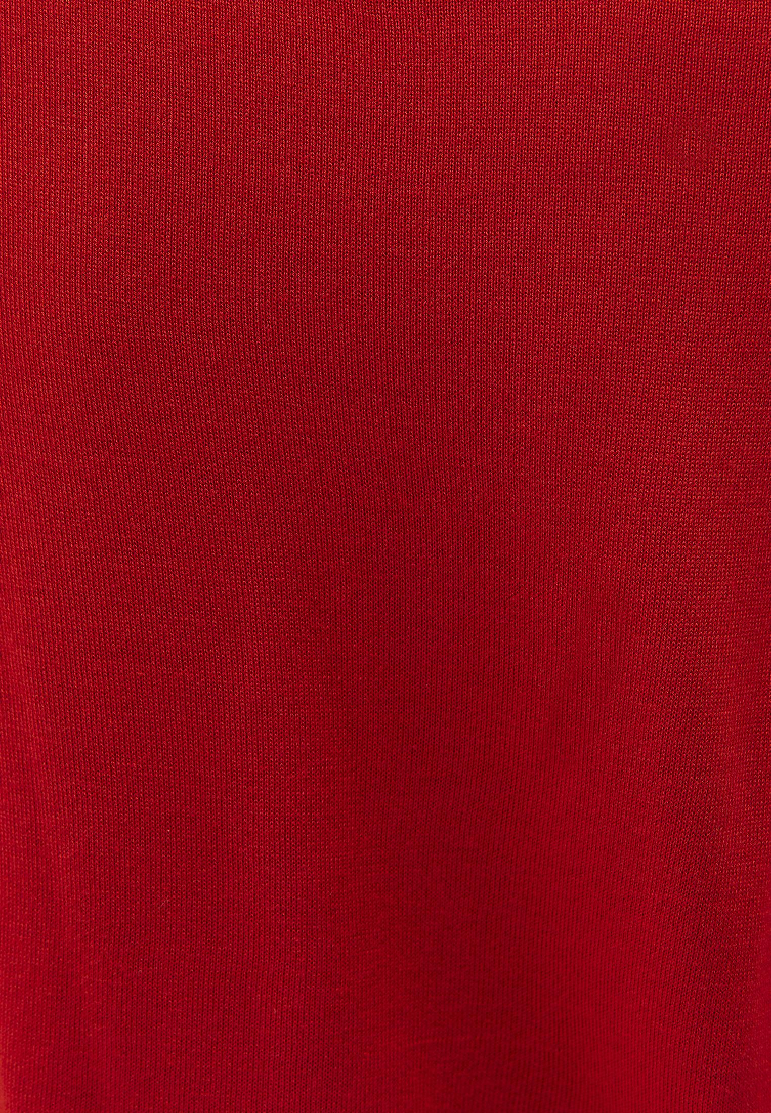 Viscose Boat Neck Sweater - MOLTEN LAVA