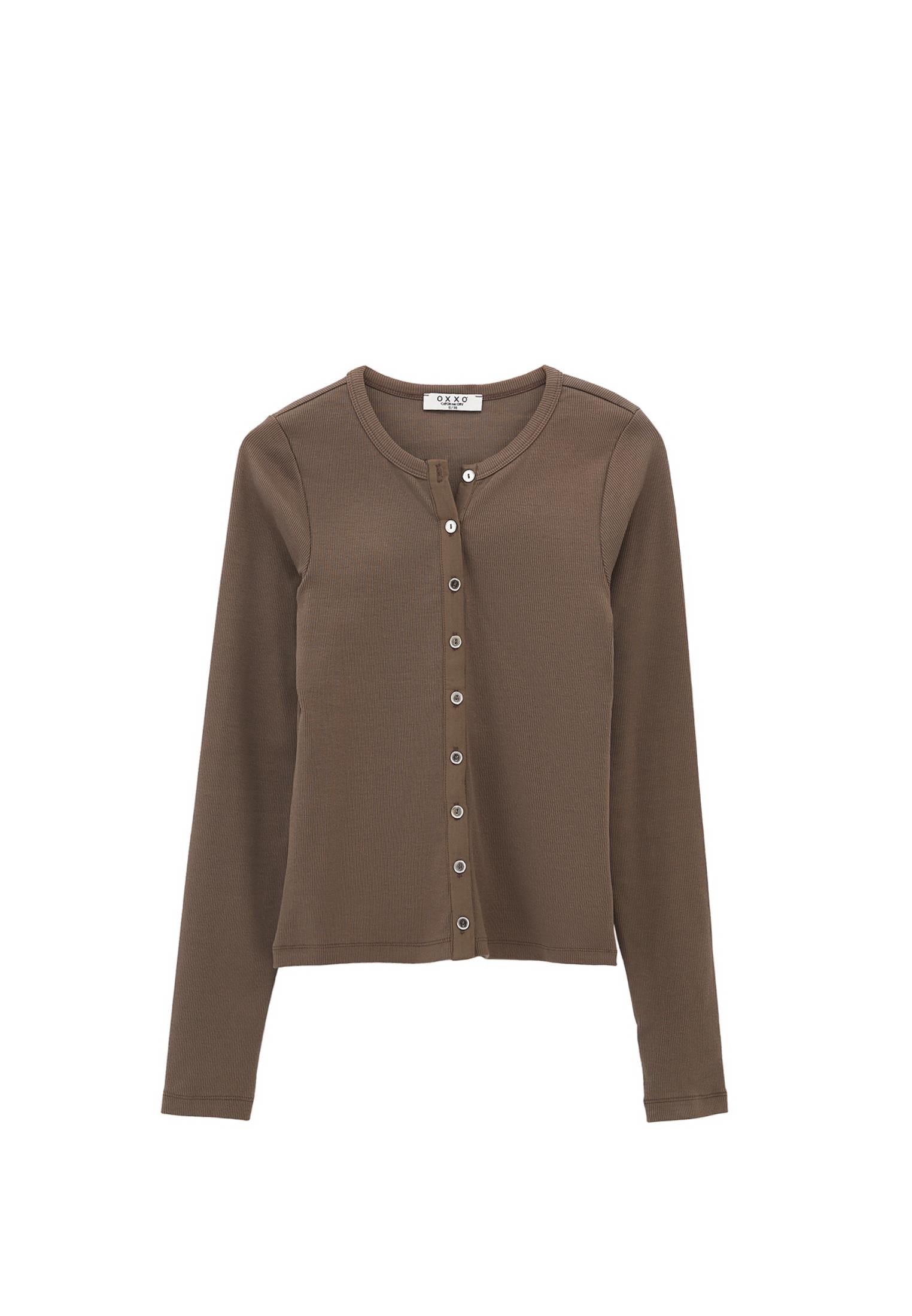 Crew Neck Long Sleeve T-Shirt - MOREL