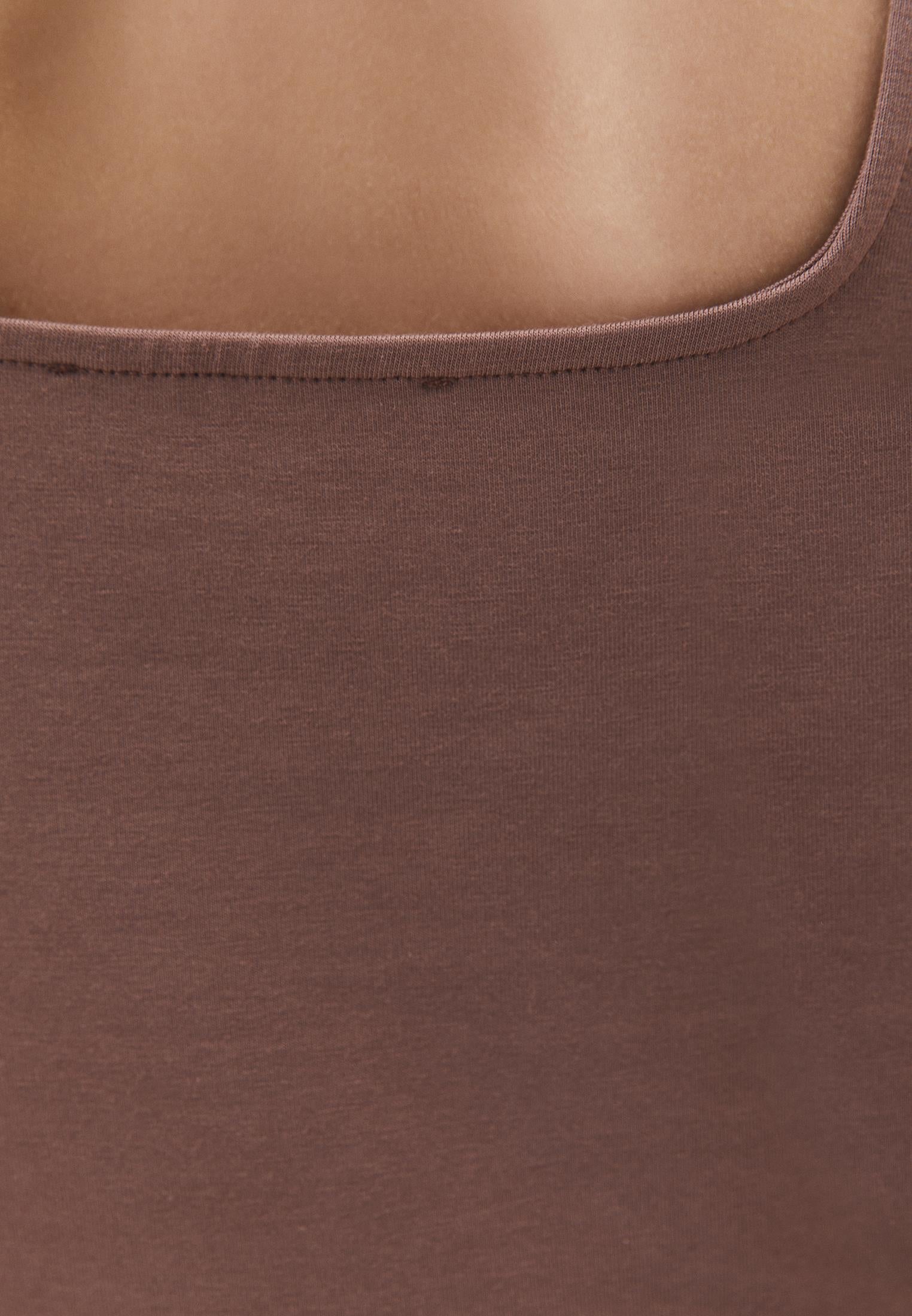 Square Neck Bodycon Tank Top - MYRISTICA