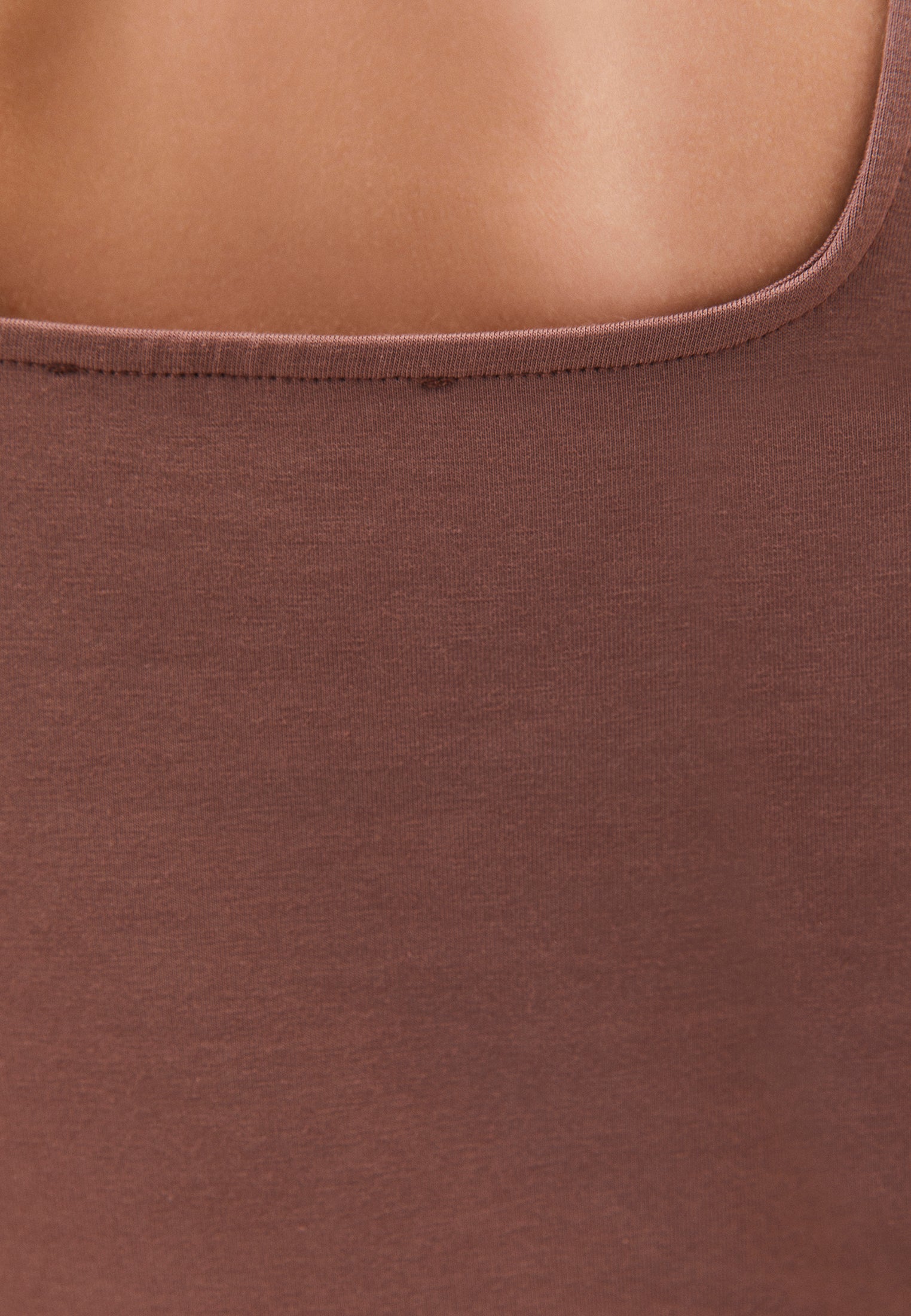 Square Neck Bodycon Tank Top - MYRISTICA