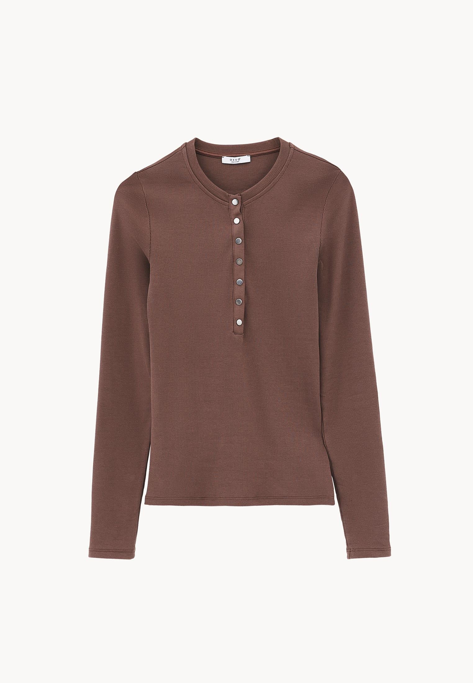 Crew Neck Long Sleeve T-Shirt - MYRISTICA