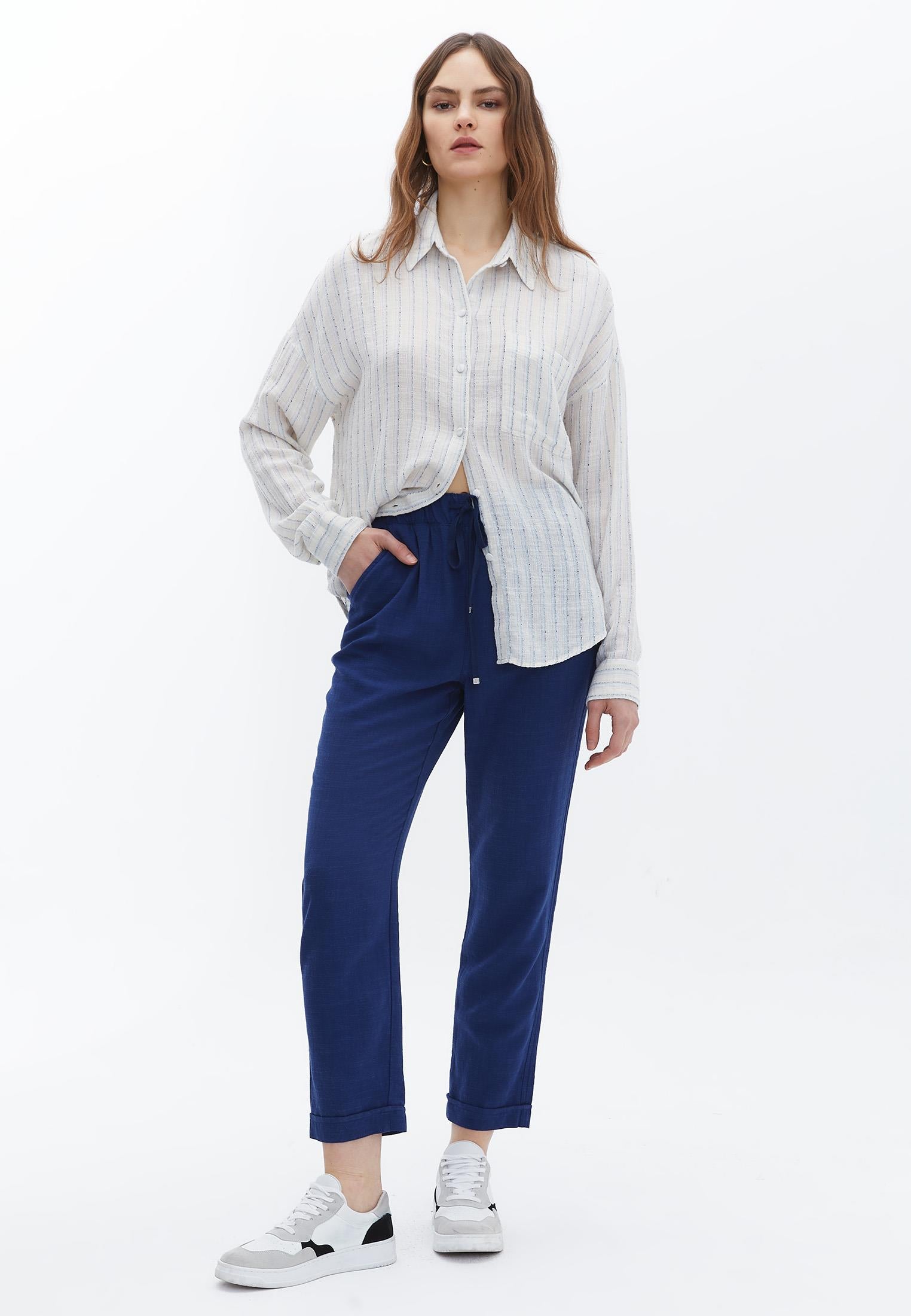 Oversize Shirt - NANTUCKET BREEZE STRIPE
