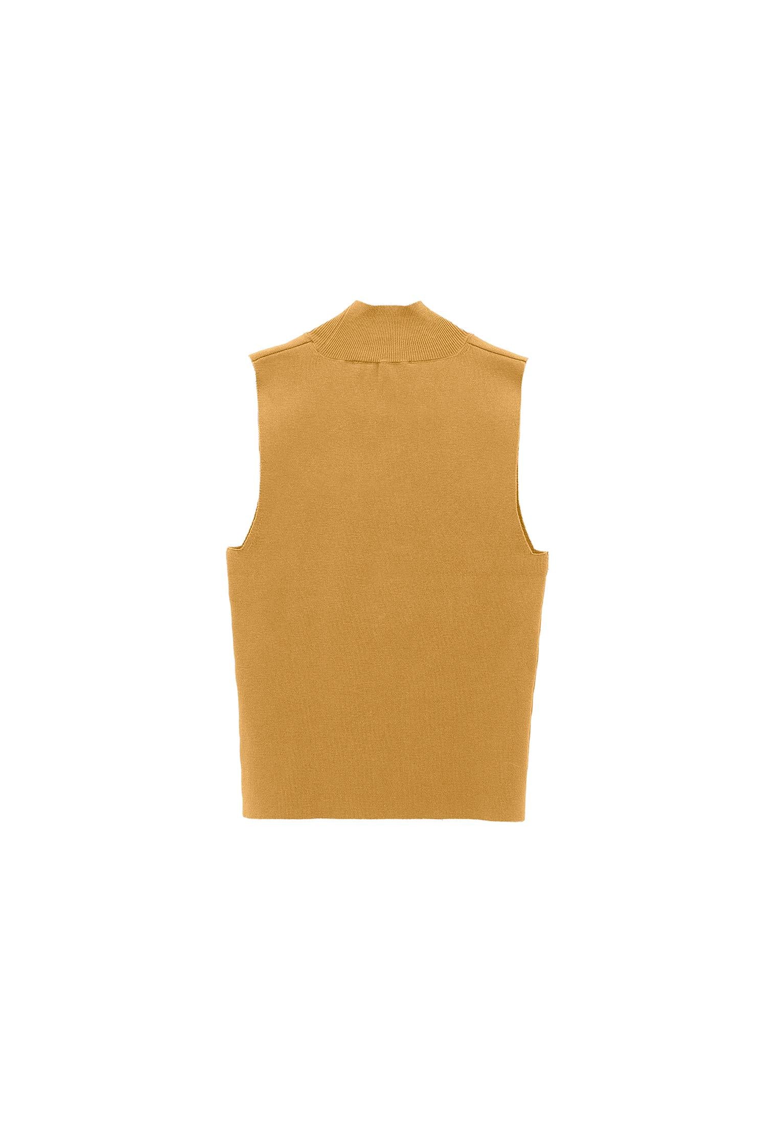 High Neck Tank Top - NARCISSUS