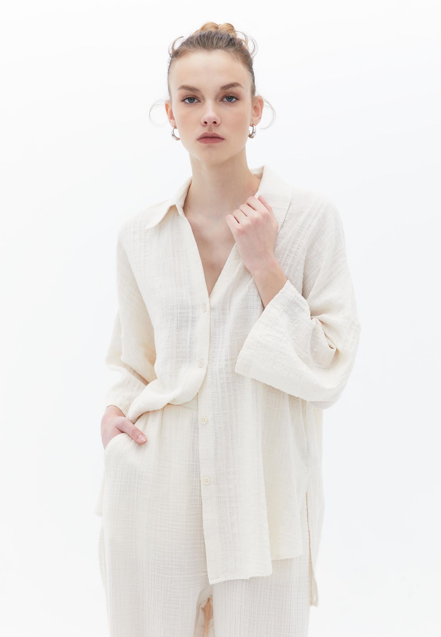 Oversize Shirt - NATURAL
