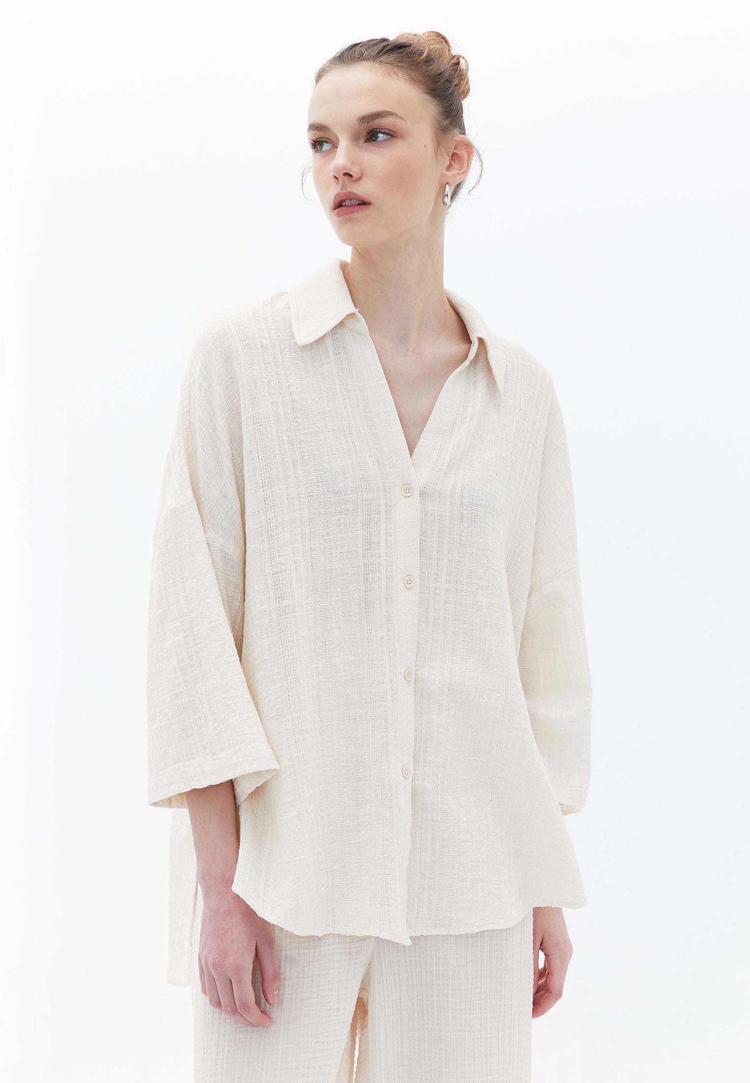 Oversize Shirt - NATURAL