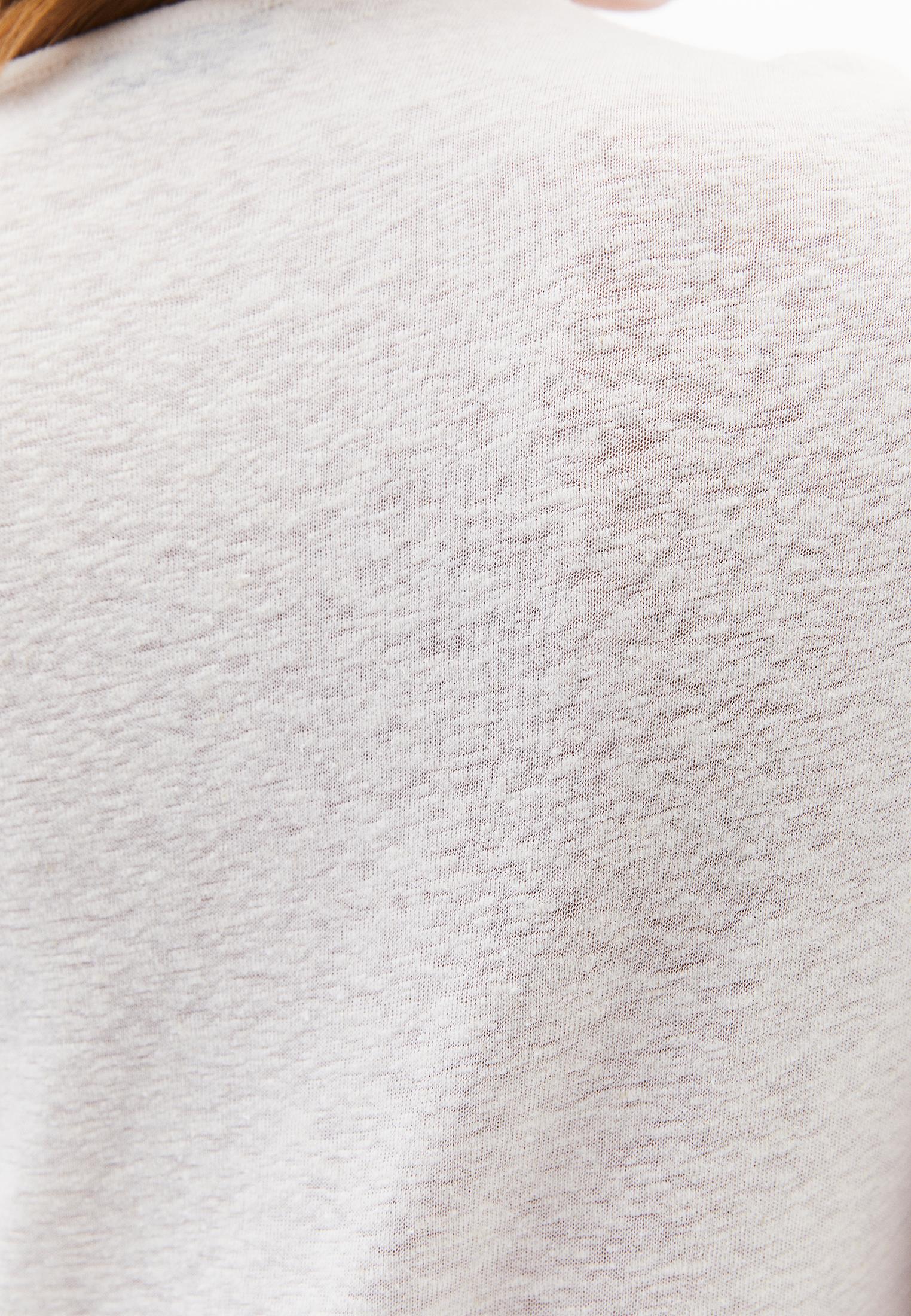 Boat Neck Sleeveless T-Shirt - NATURAL
