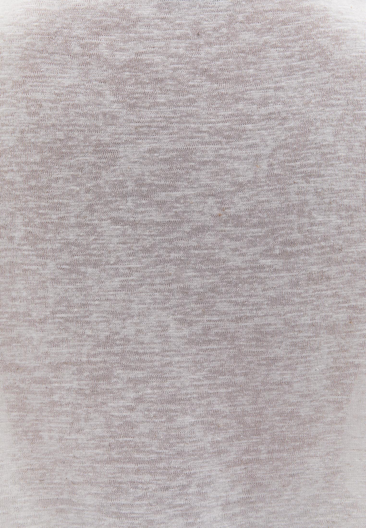 Boat Neck Loose T-Shirt - NATURAL