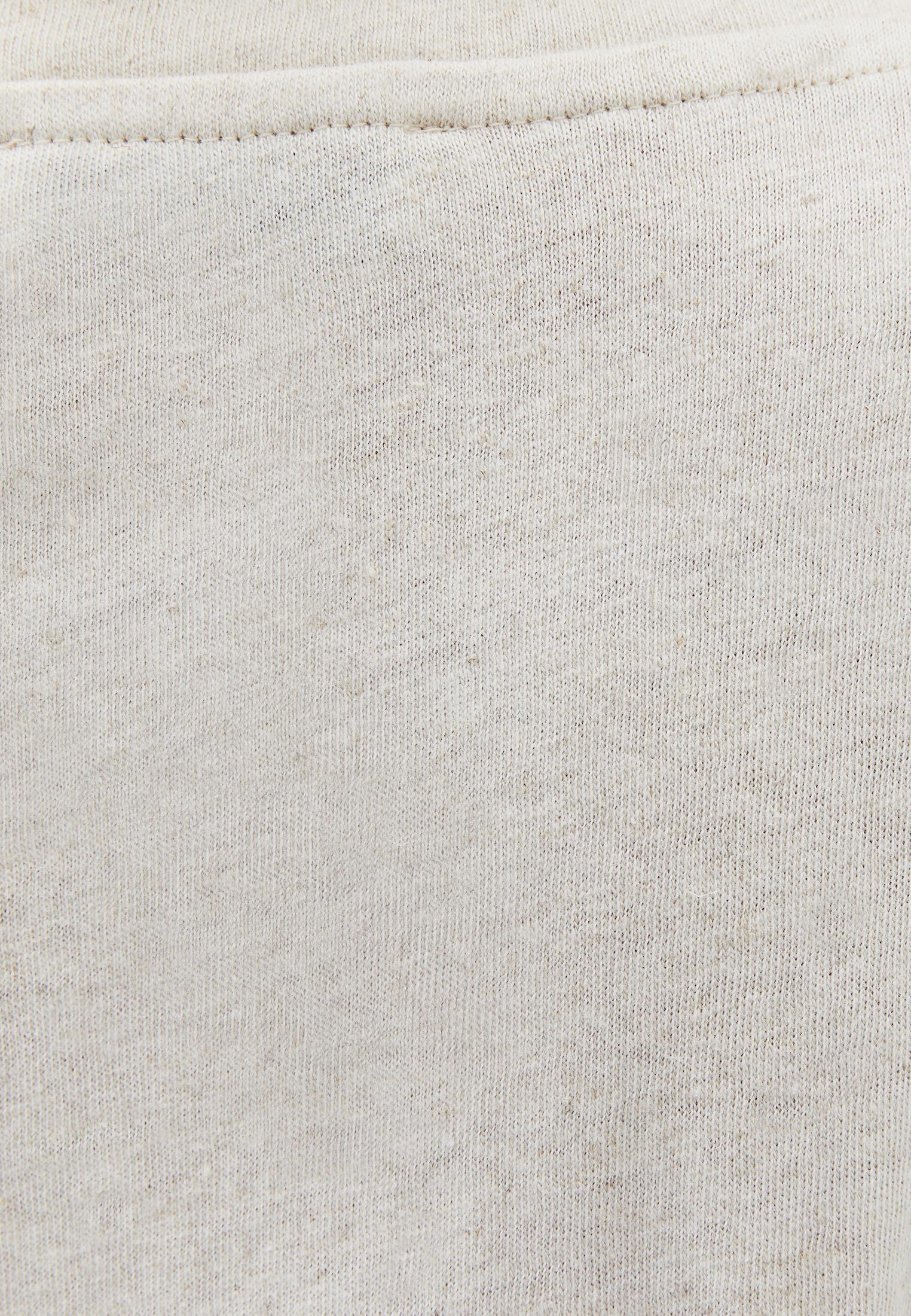 Loose Fit V Neck T-Shirt - NATUREL