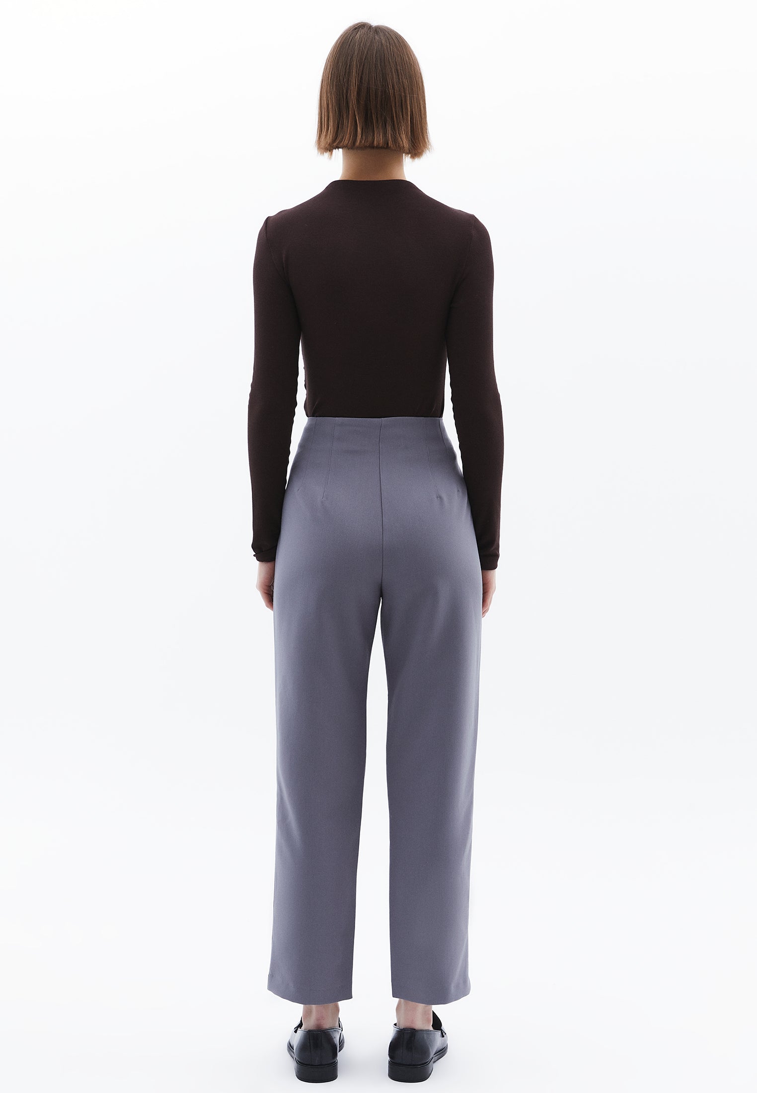 Ultra High Waist Carrot Pants - NIGHT OWL