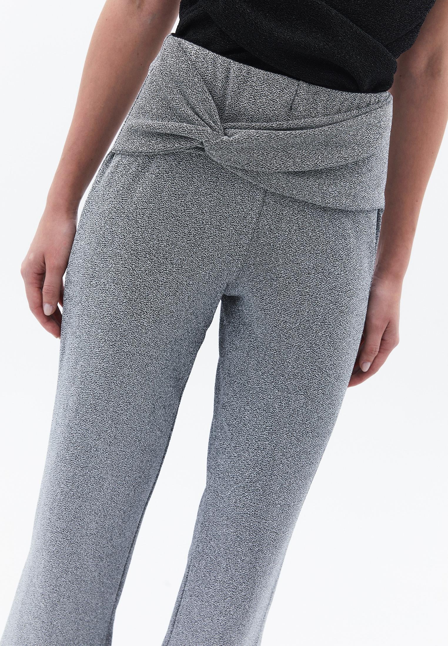 Spanish Flare High Waist Pants - NIGHT OWL