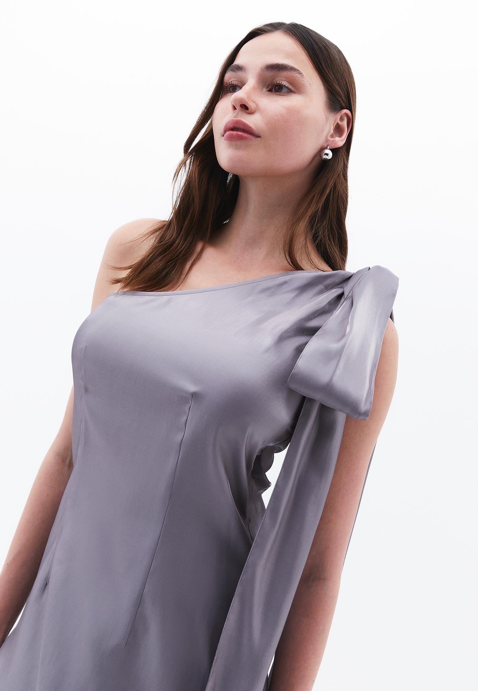 Asymmetric Short Dress - NIGHT OWL