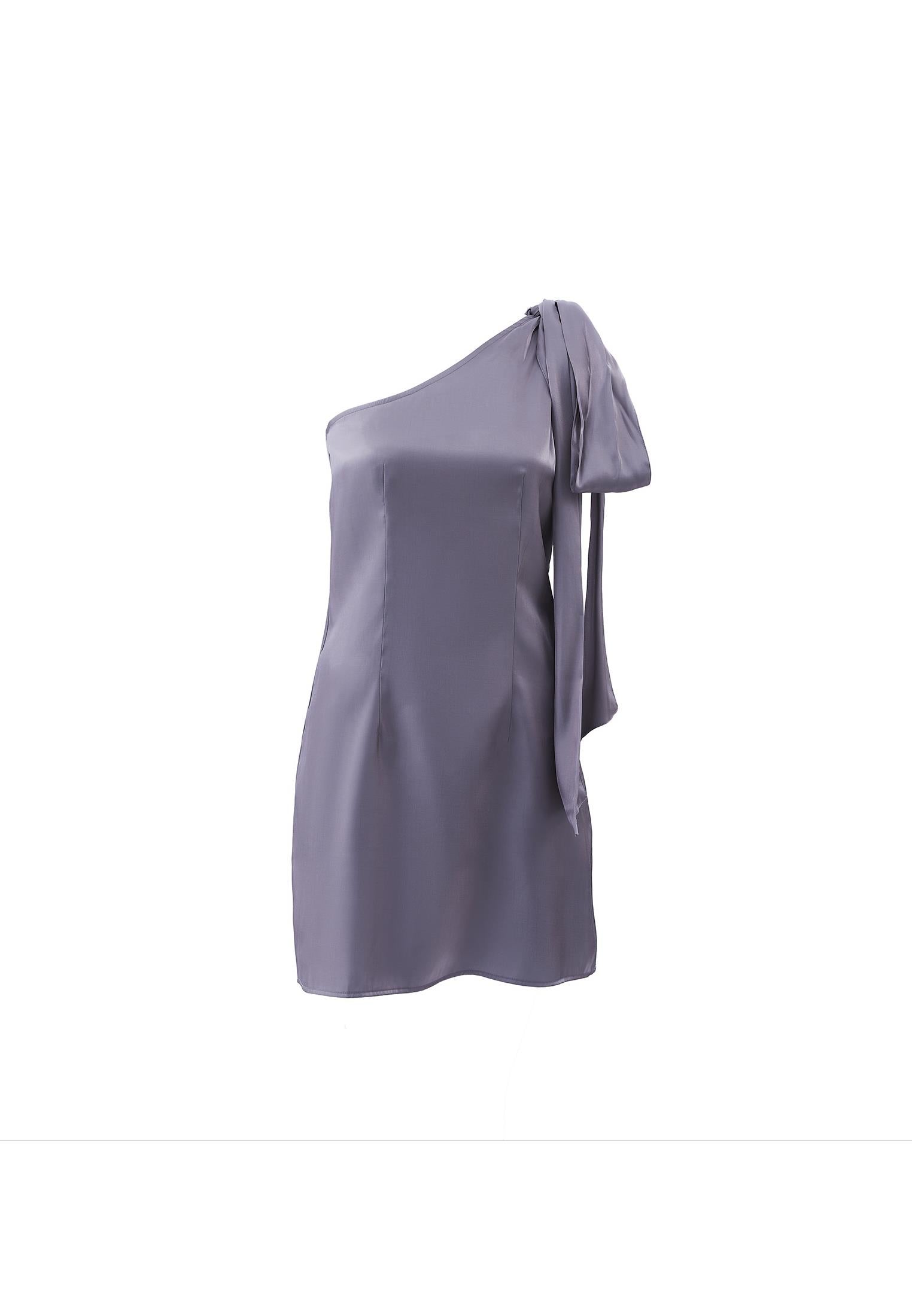 Asymmetric Short Dress - NIGHT OWL