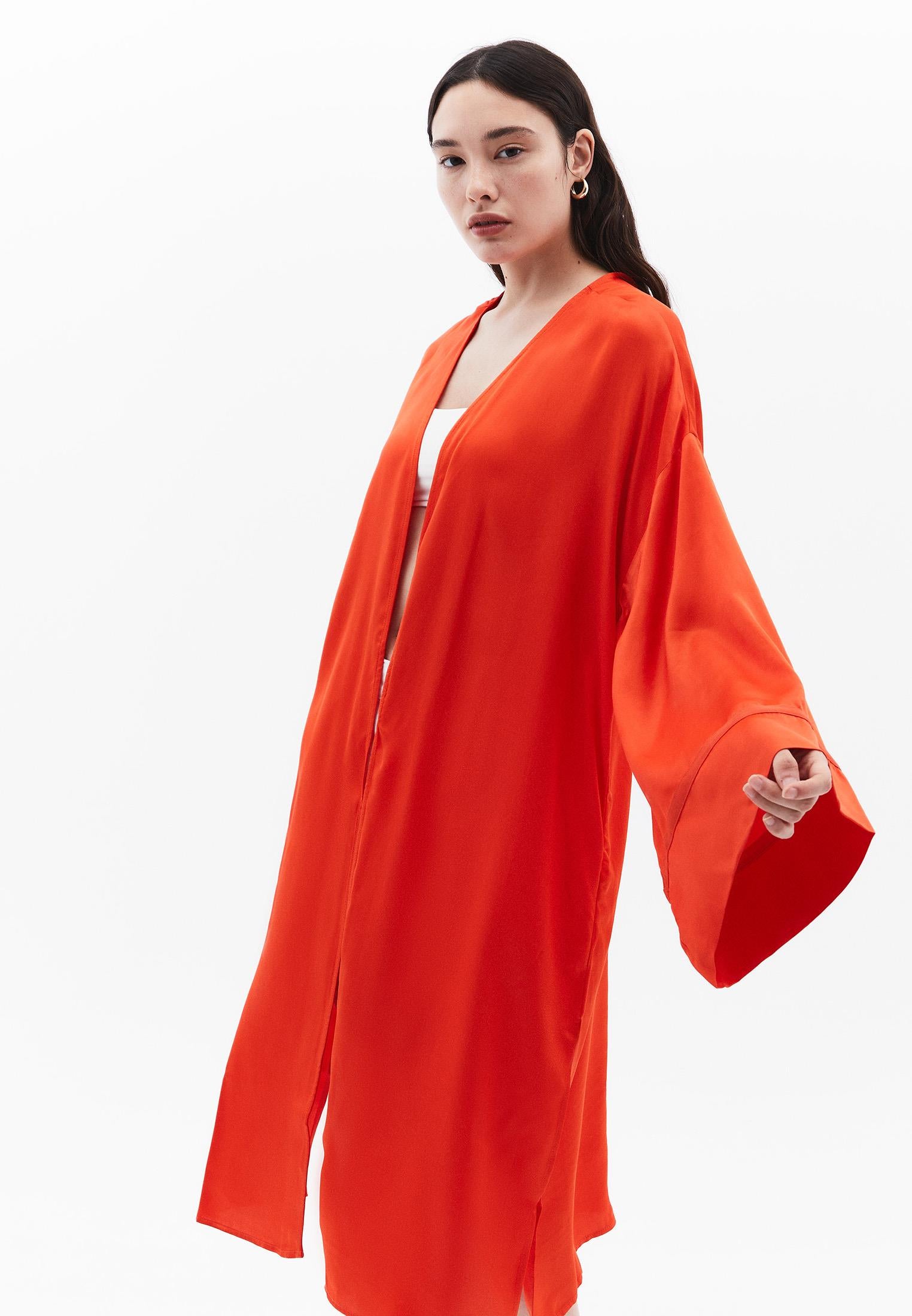 Bohemian Style Kimono - ORANGE COM