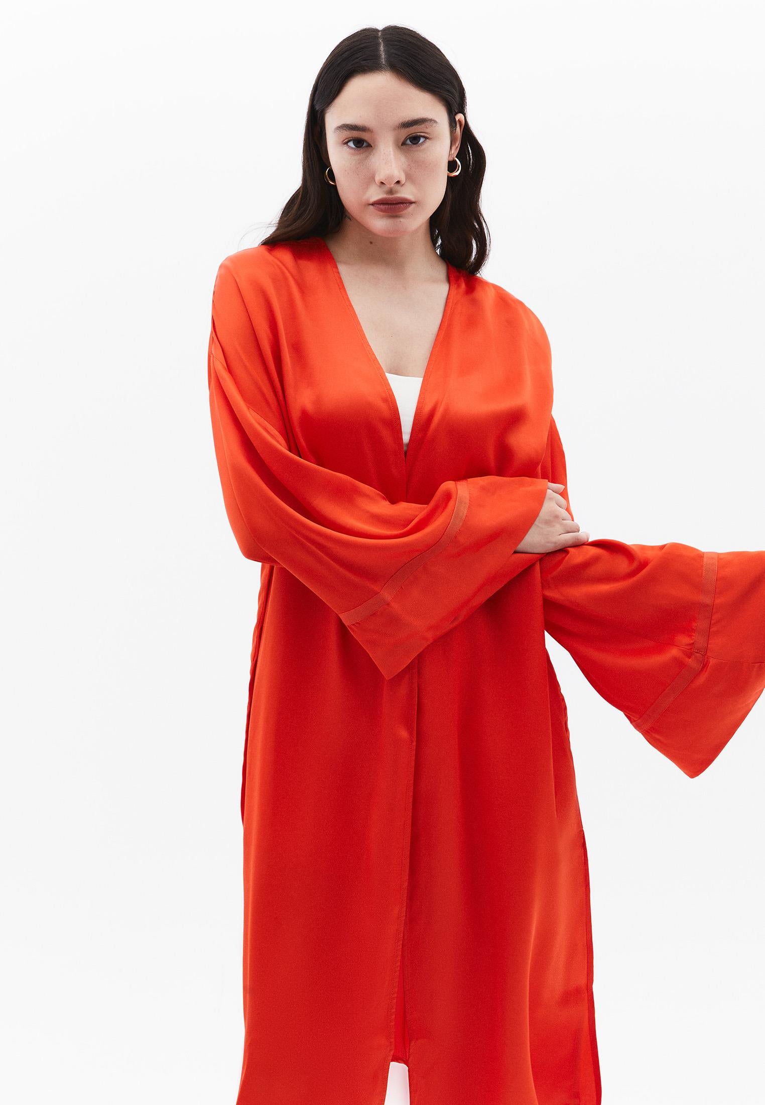 Bohemian Style Kimono - ORANGE COM